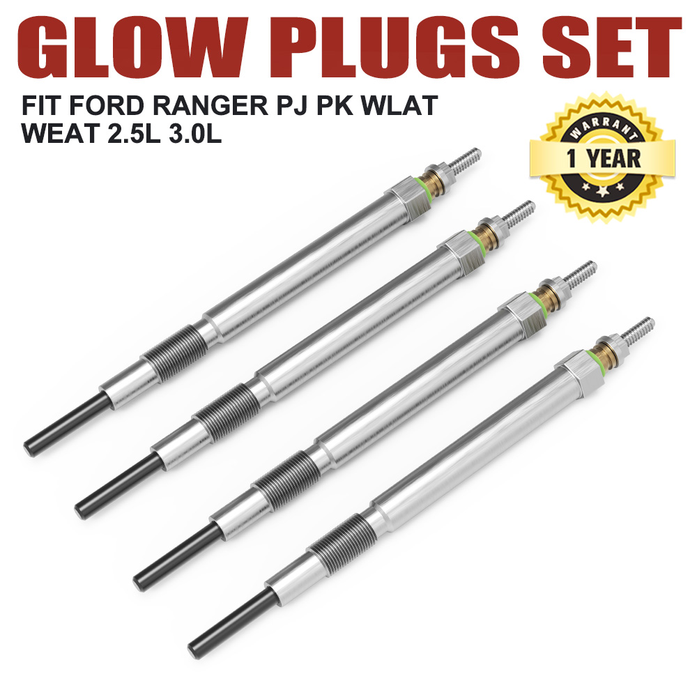 4Pcs Glow Plugs Fit Ford Ranger Pj Pk Wlat Weat 2.5L 3.0L Diesel | eBay