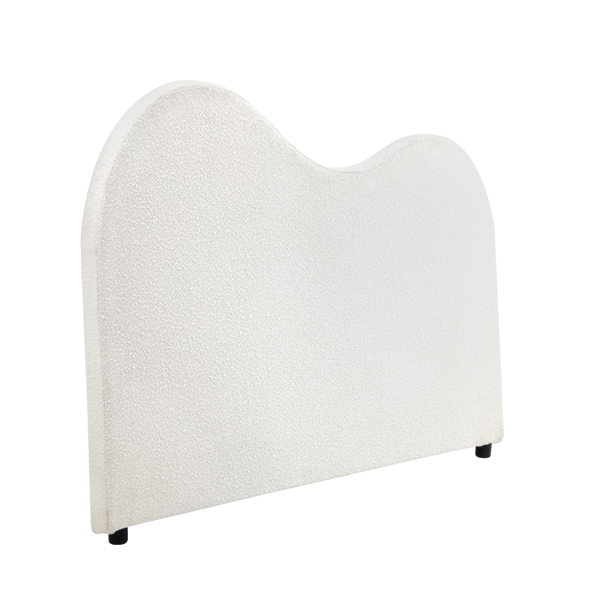 Oikiture Bed Head Queen Double King Single Headboard Bedhead Boucle Fabric White - Picture 12 of 38
