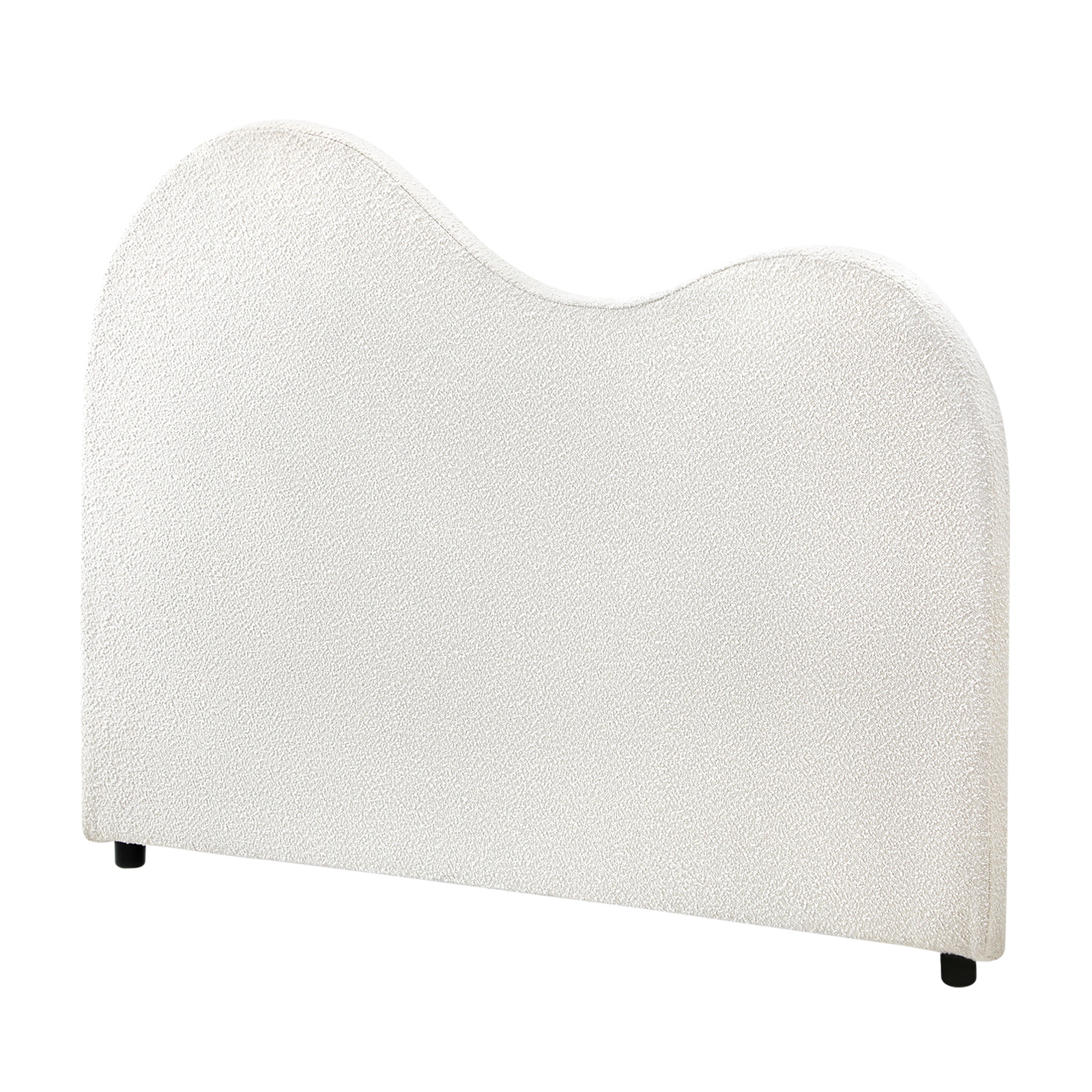 Oikiture Bed Head Queen Double King Single Headboard Bedhead Boucle Fabric White - Picture 26 of 38