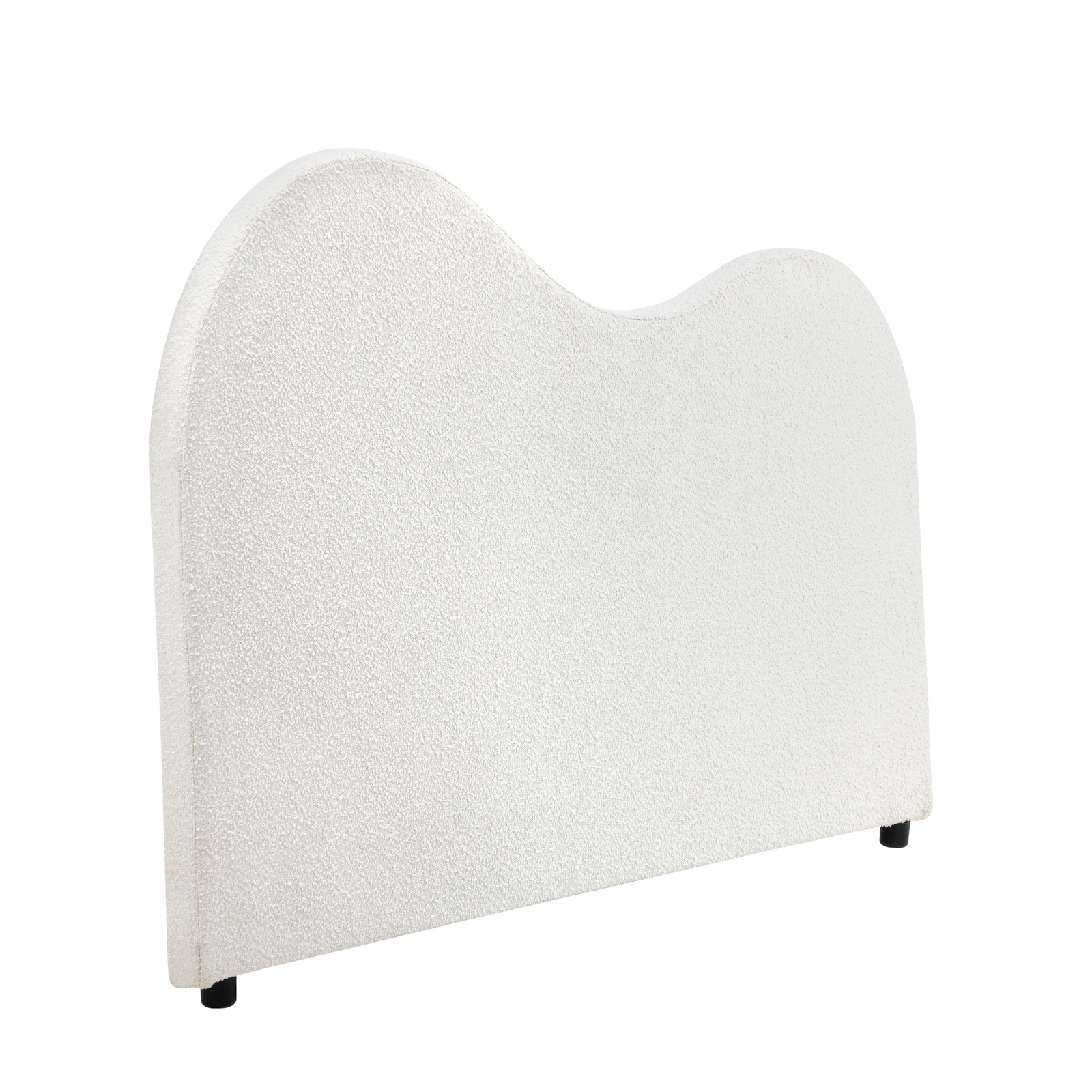 Oikiture Bed Head Queen Double King Single Headboard Bedhead Boucle Fabric White - Picture 30 of 38