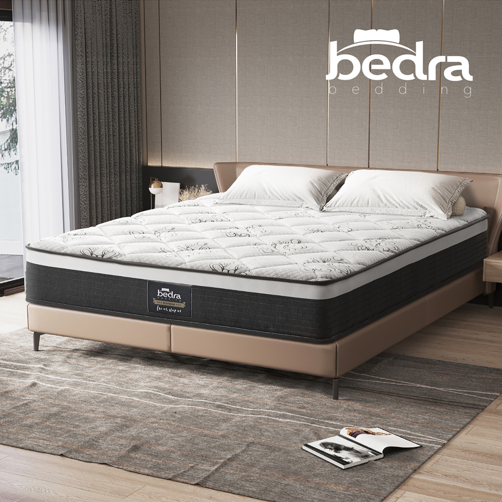 Bedra Mattress Queen Double King Single Bed Firm Spring Foam Tight Top 30cm - Picture 19 of 56