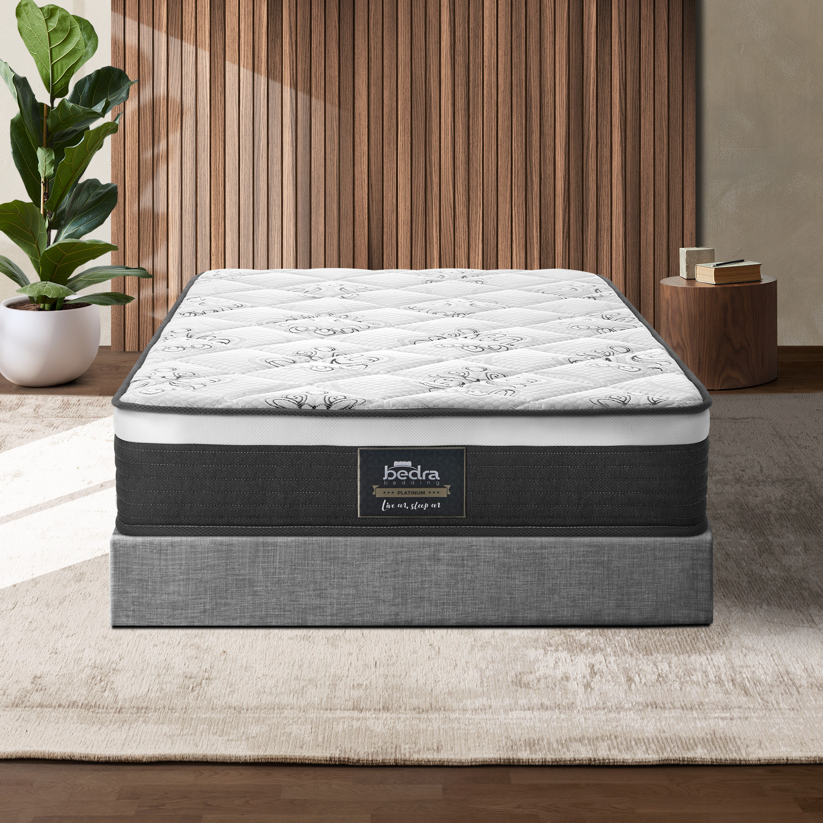 Bedra Mattress Queen Double King Single Bed Firm Spring Foam Tight Top 30cm - Picture 30 of 56