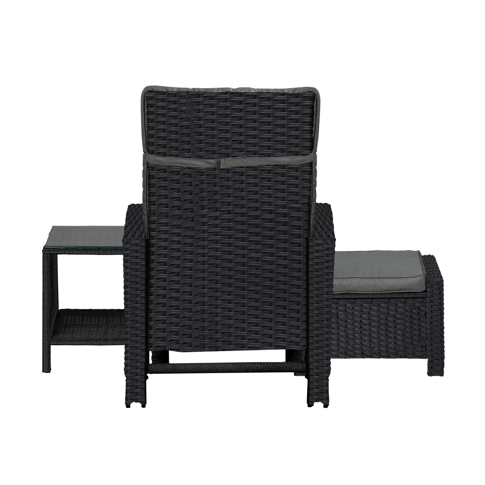 Livsip Recliner Chairs Outdoor Sun Lounge Wicker Sofa Patio Furniture Setting - Picture 10 of 97