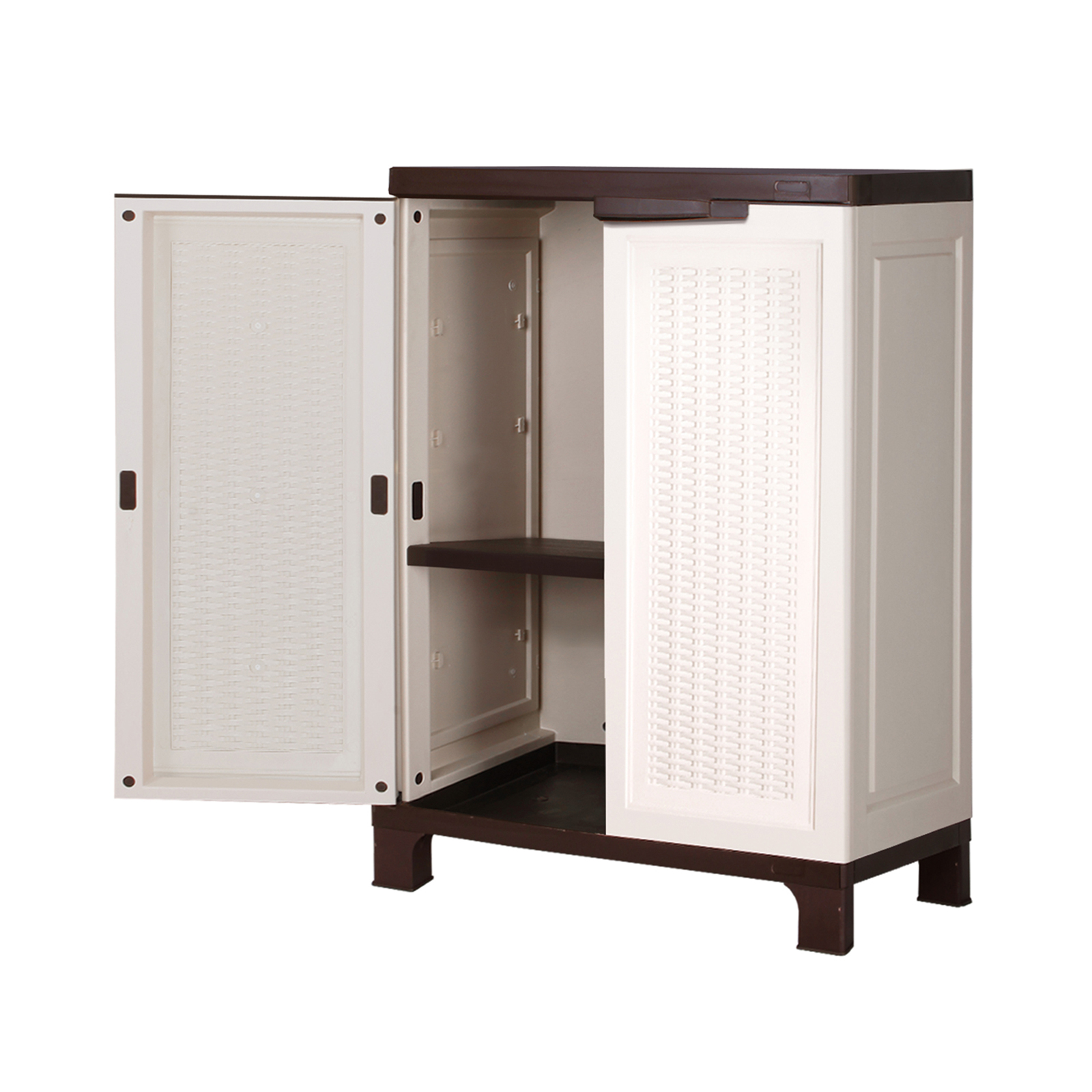 Livsip Outdoor Storage Cabinet Box Garage Garden Cupboard Adjustable Lockable - Picture 53 of 55