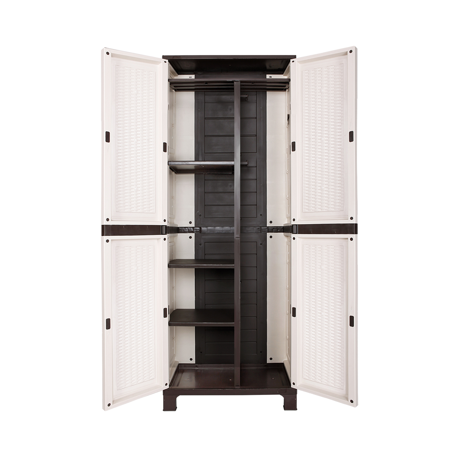 Livsip Outdoor Storage Cabinet Box Garage Garden Cupboard Adjustable Lockable - Picture 27 of 55