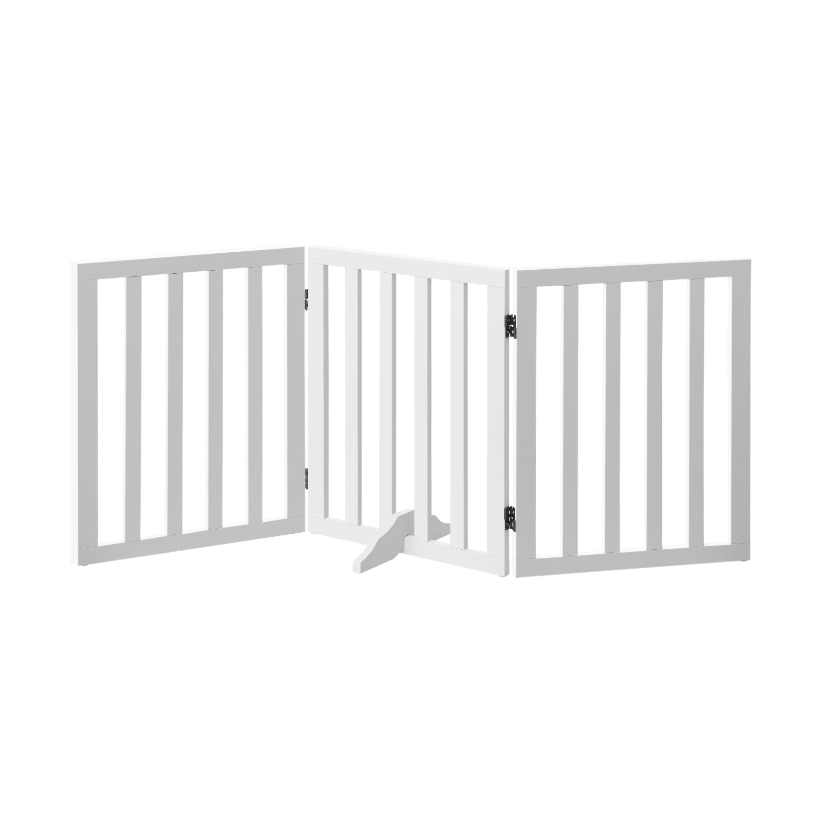 Alopet Wooden Pet Gate Dog Fence Safety Stair Barrier Security Door 3/4/6 Panels - Picture 19 of 37