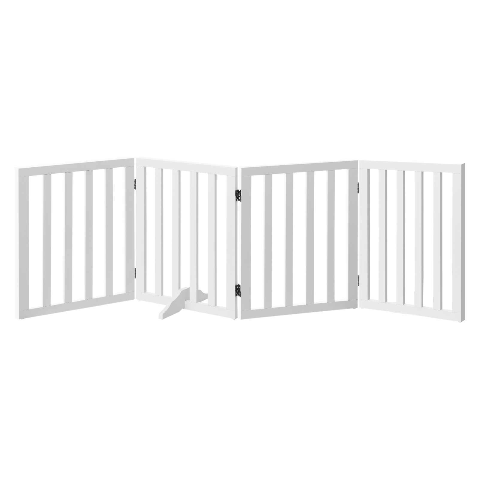Alopet Wooden Pet Gate Dog Fence Safety Stair Barrier Security Door 3/4/6 Panels - Picture 28 of 37