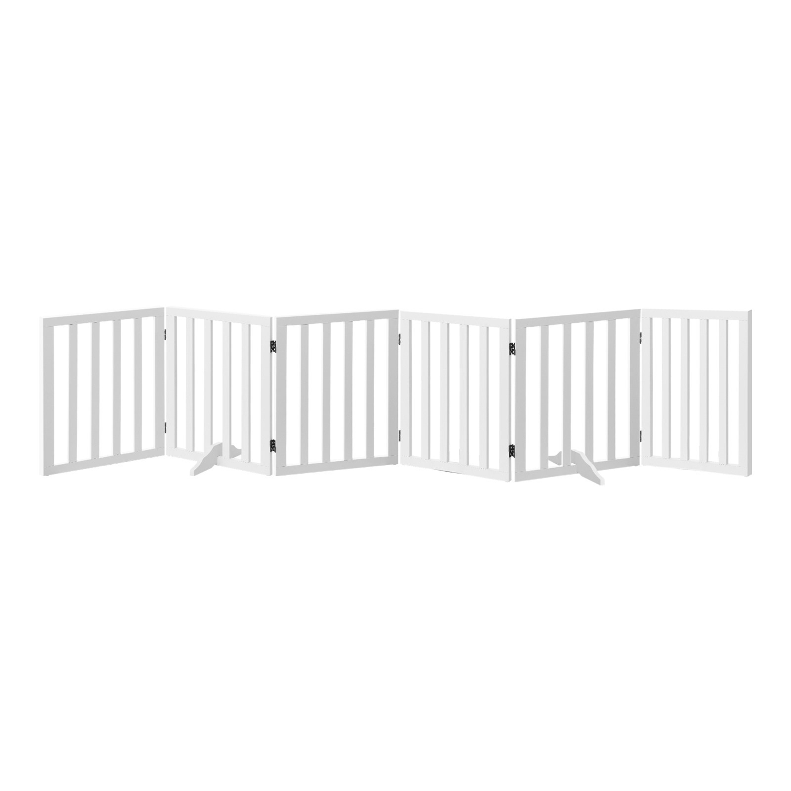 Alopet Wooden Pet Gate Dog Fence Safety Stair Barrier Security Door 3/4/6 Panels - Picture 37 of 37