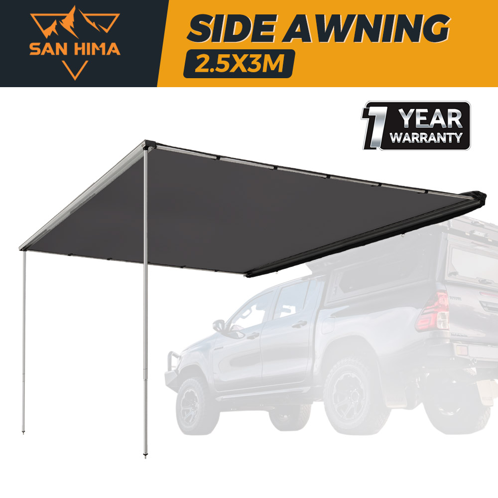 San Hima Car Side Awning Pull-out Telescoping Poles Waterproof Car Shade - Picture 22 of 41
