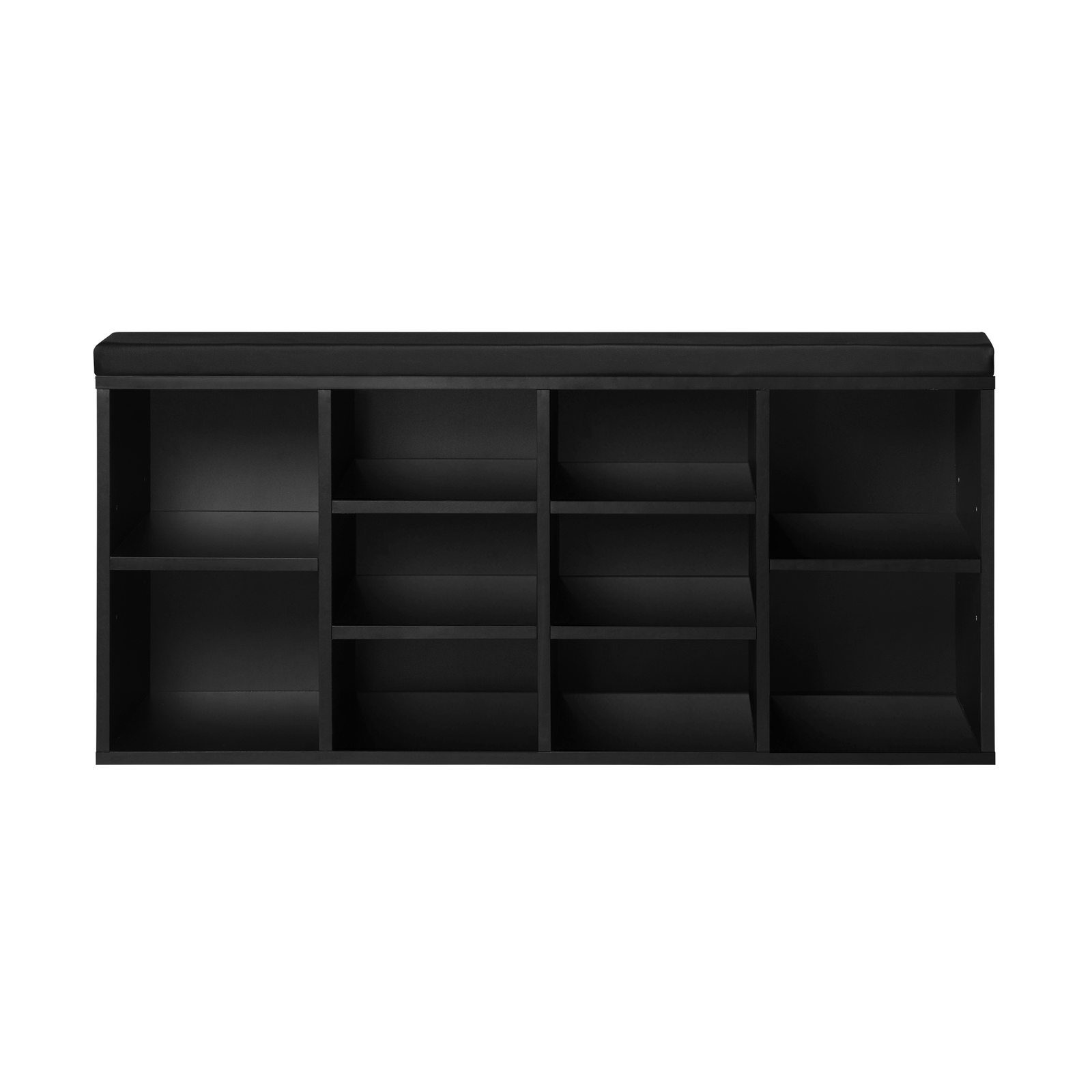 Oikiture Shoe Cabinet Bench Shoe Storage Rack PU Padded Seat Organiser Cupboard - Picture 11 of 23