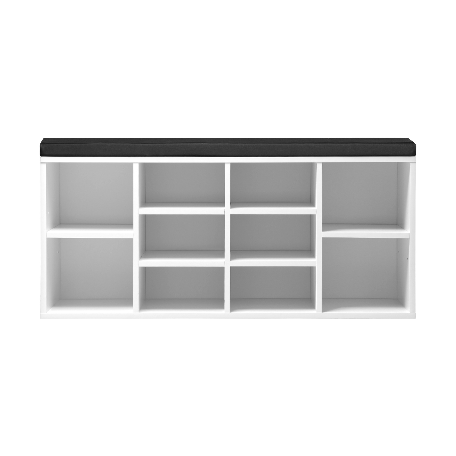 Oikiture Shoe Cabinet Bench Shoe Storage Rack PU Padded Seat Organiser Cupboard - Picture 21 of 23