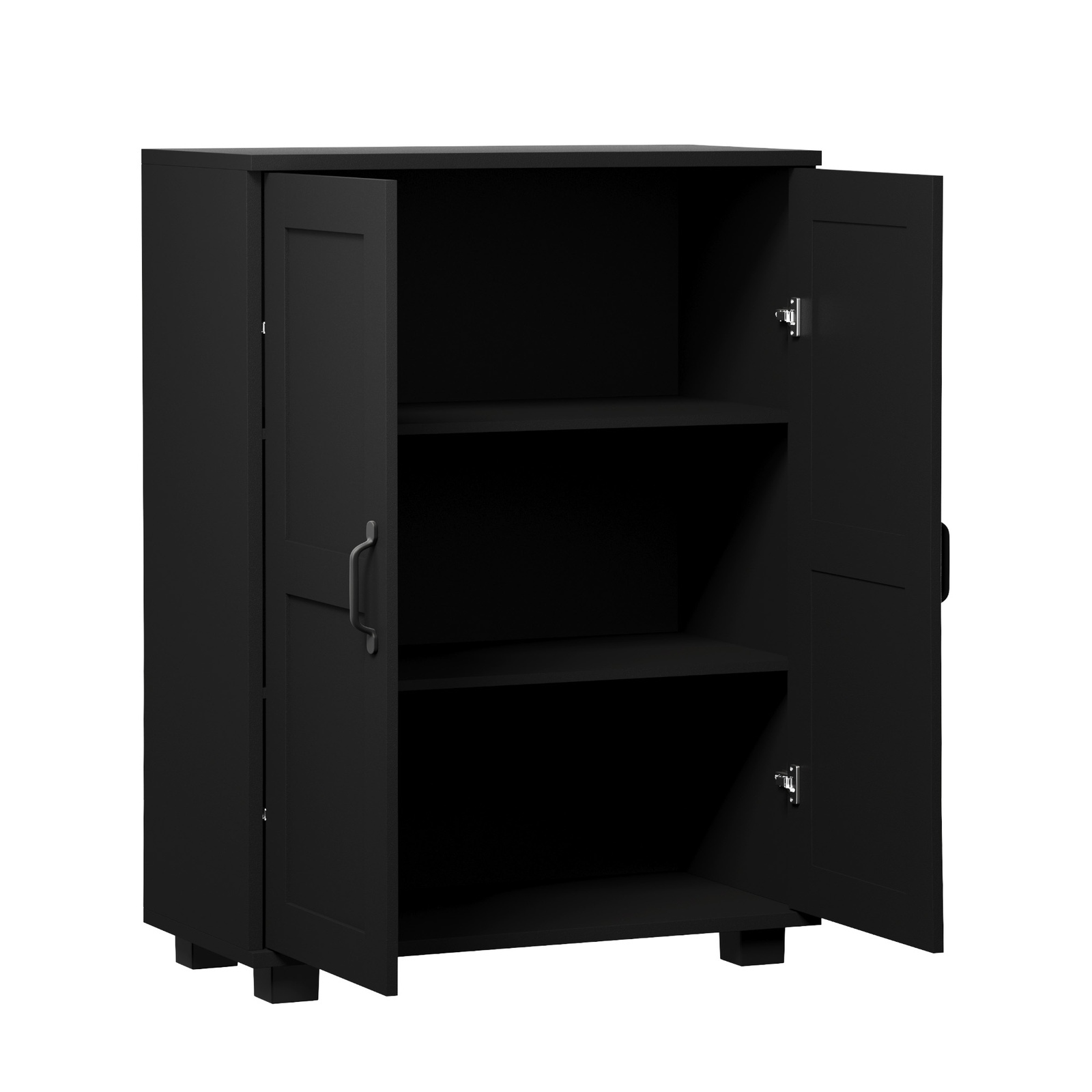 Oikiture Storage Cabinet Bathroom Buffet Sideboard 2 Door Cupboard - Picture 15 of 37