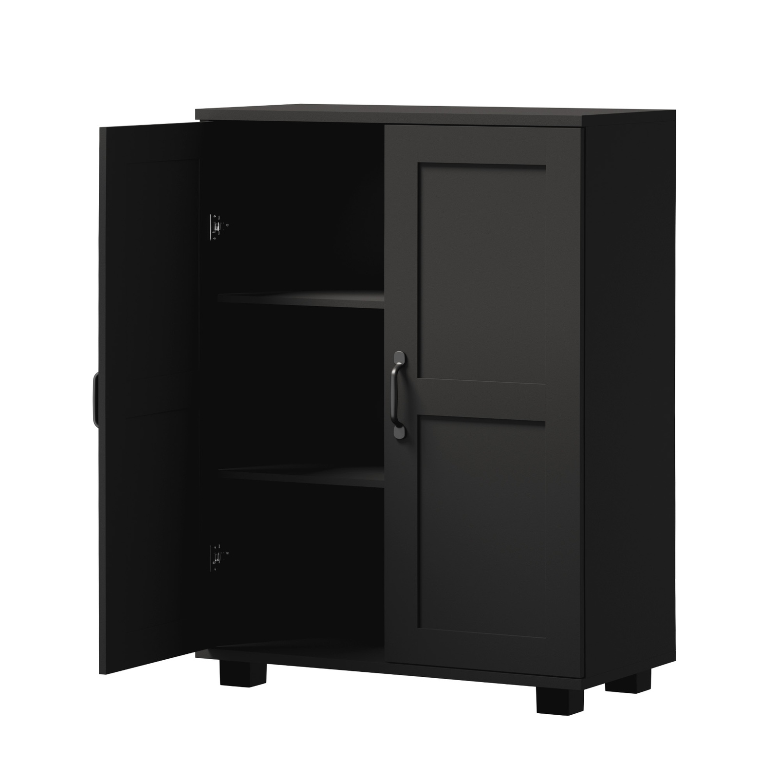 Oikiture Storage Cabinet Bathroom Buffet Sideboard 2 Door Cupboard - Picture 16 of 37