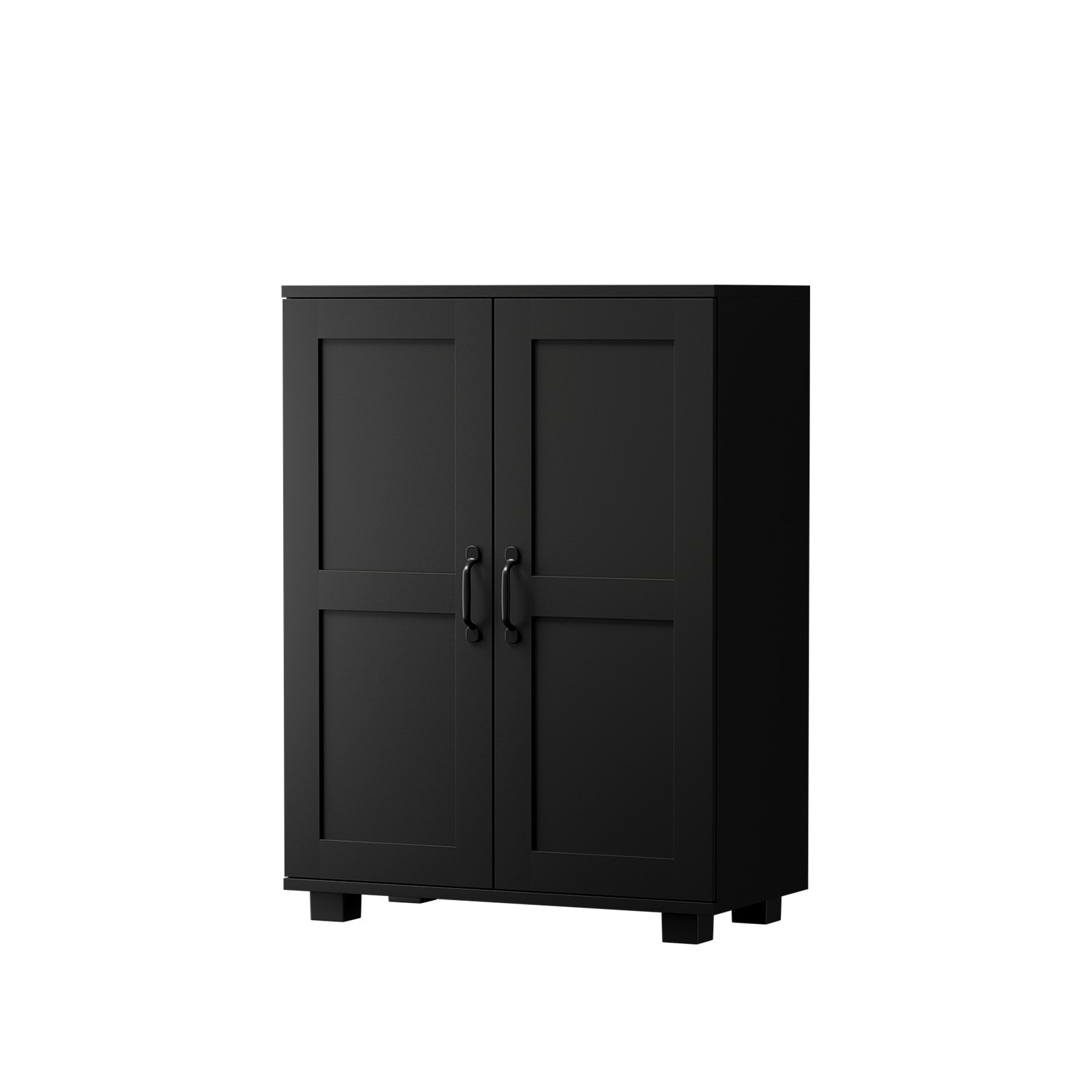 Oikiture Storage Cabinet Bathroom Buffet Sideboard 2 Door Cupboard - Picture 19 of 37