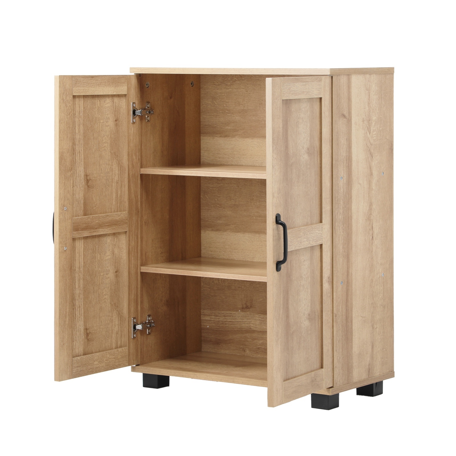 Oikiture Storage Cabinet Bathroom Buffet Sideboard 2 Door Cupboard - Picture 24 of 37