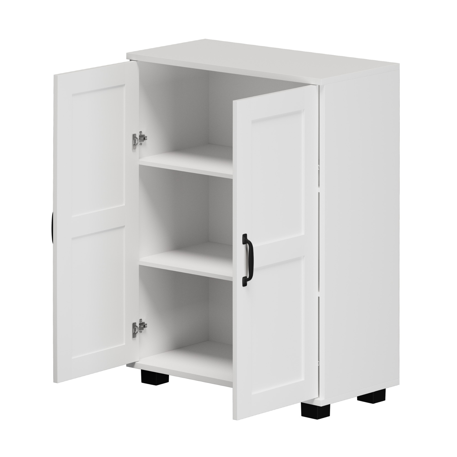 Oikiture Storage Cabinet Bathroom Buffet Sideboard 2 Door Cupboard - Picture 33 of 37