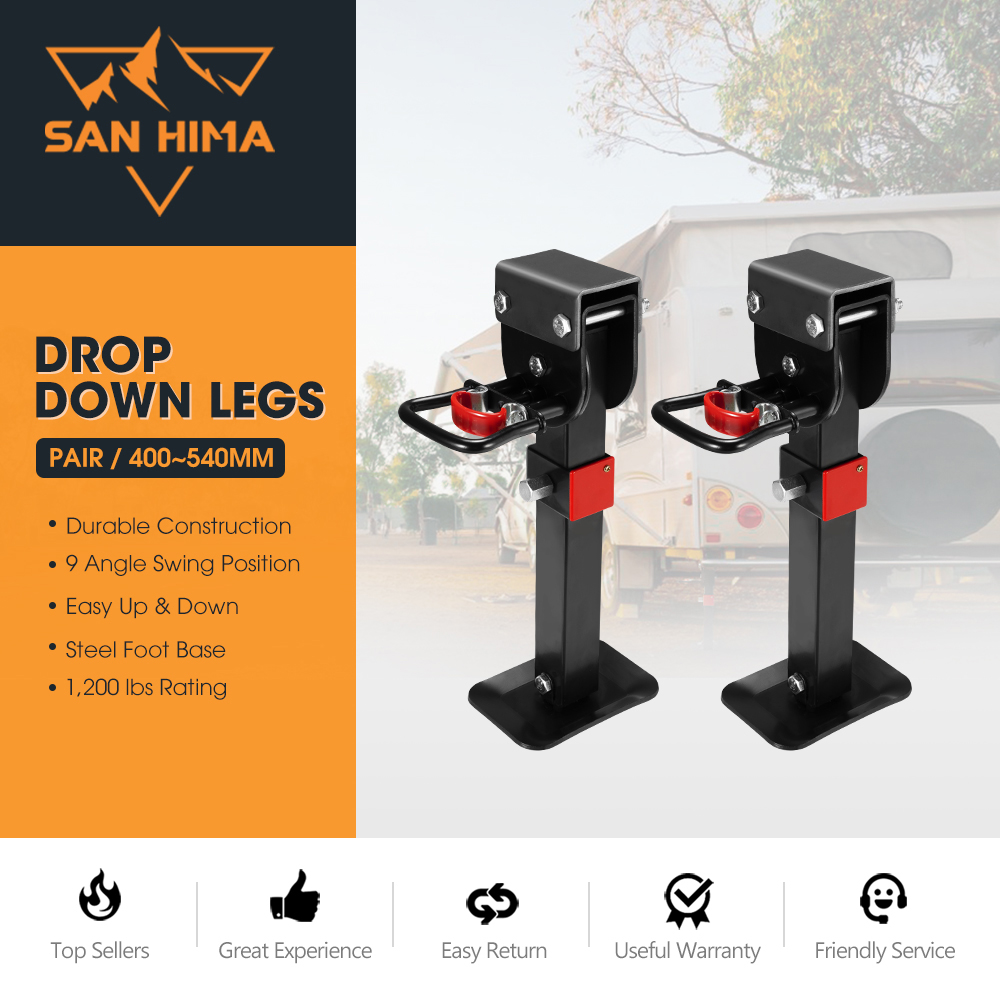 San Hima Drop Down Corner Legs 400MM- 740MM Caravan Stabilizer 1200LBS/1500LBS - Picture 14 of 111