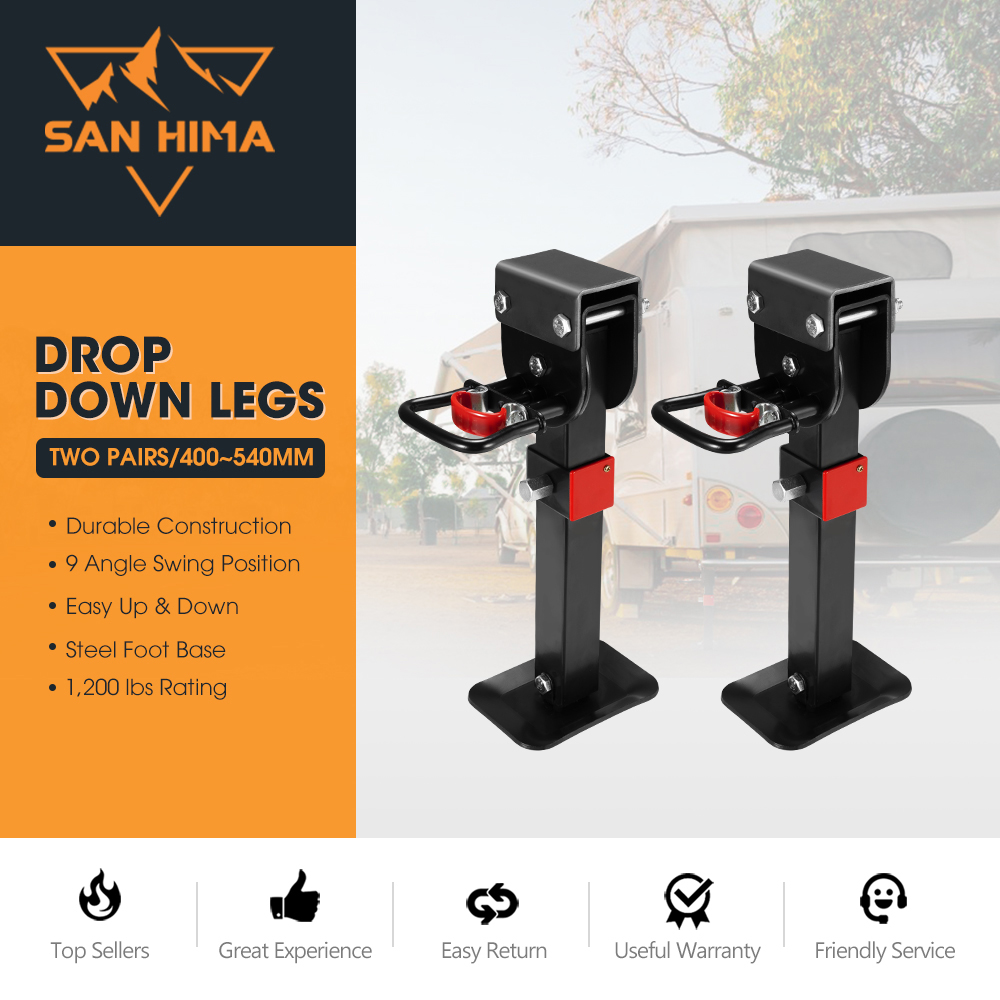 San Hima Drop Down Corner Legs 400MM- 740MM Caravan Stabilizer 1200LBS/1500LBS - Picture 36 of 111