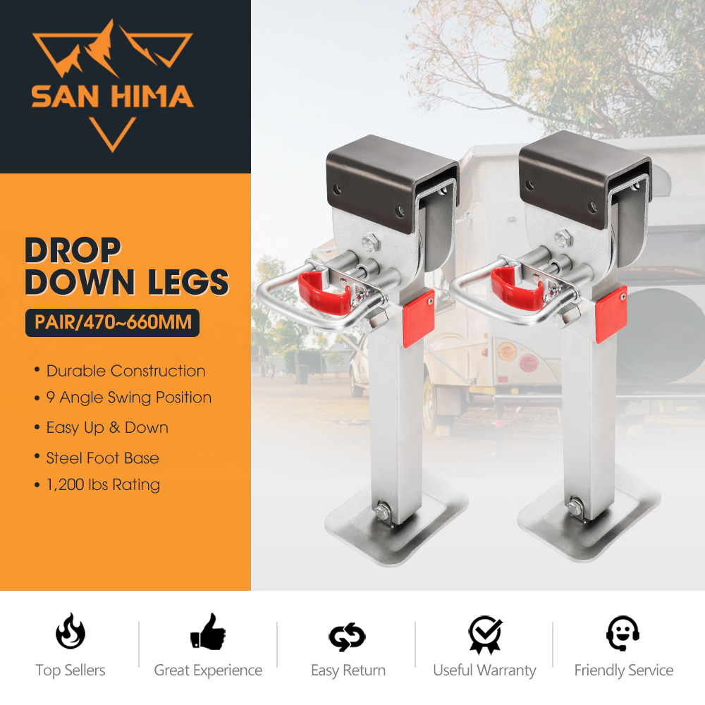 San Hima Drop Down Corner Legs 400MM- 740MM Caravan Stabilizer 1200LBS/1500LBS - Picture 69 of 111