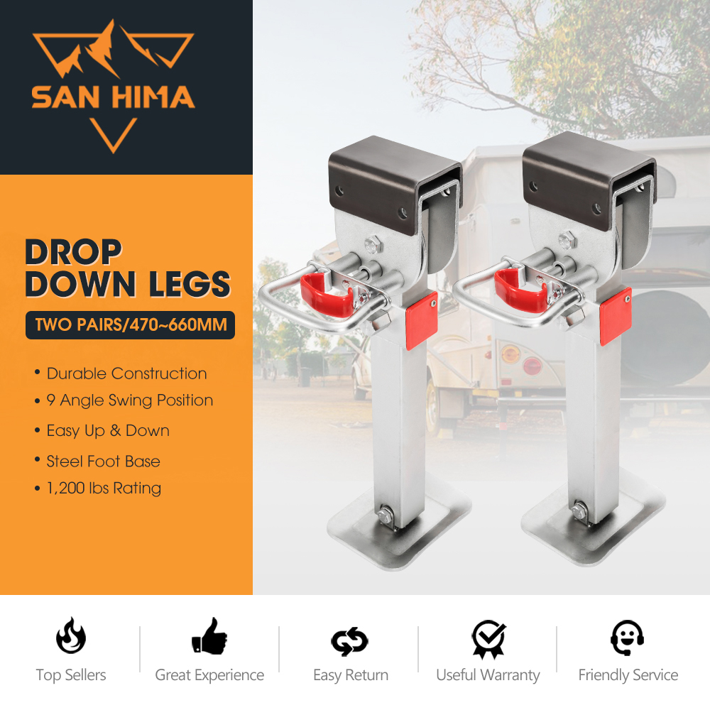 San Hima Drop Down Corner Legs 400MM- 740MM Caravan Stabilizer 1200LBS/1500LBS - Picture 80 of 111