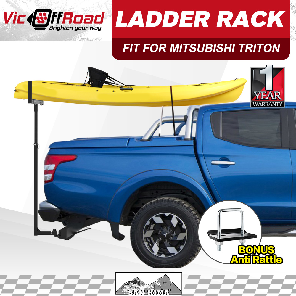 Mitsubishi Triton Ladder Rack Roof Rack 2" Tow Bar Hitch 725704270602