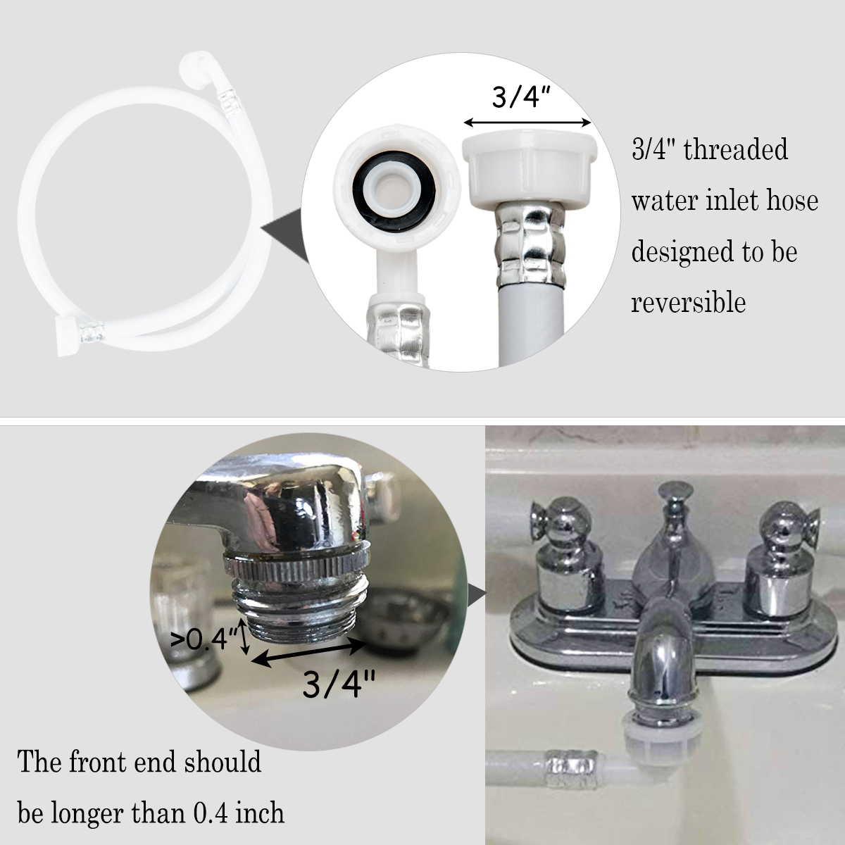 Portable Compact Washing Machine 1.34 Cu.ft Spin Washer Drain Pump 8