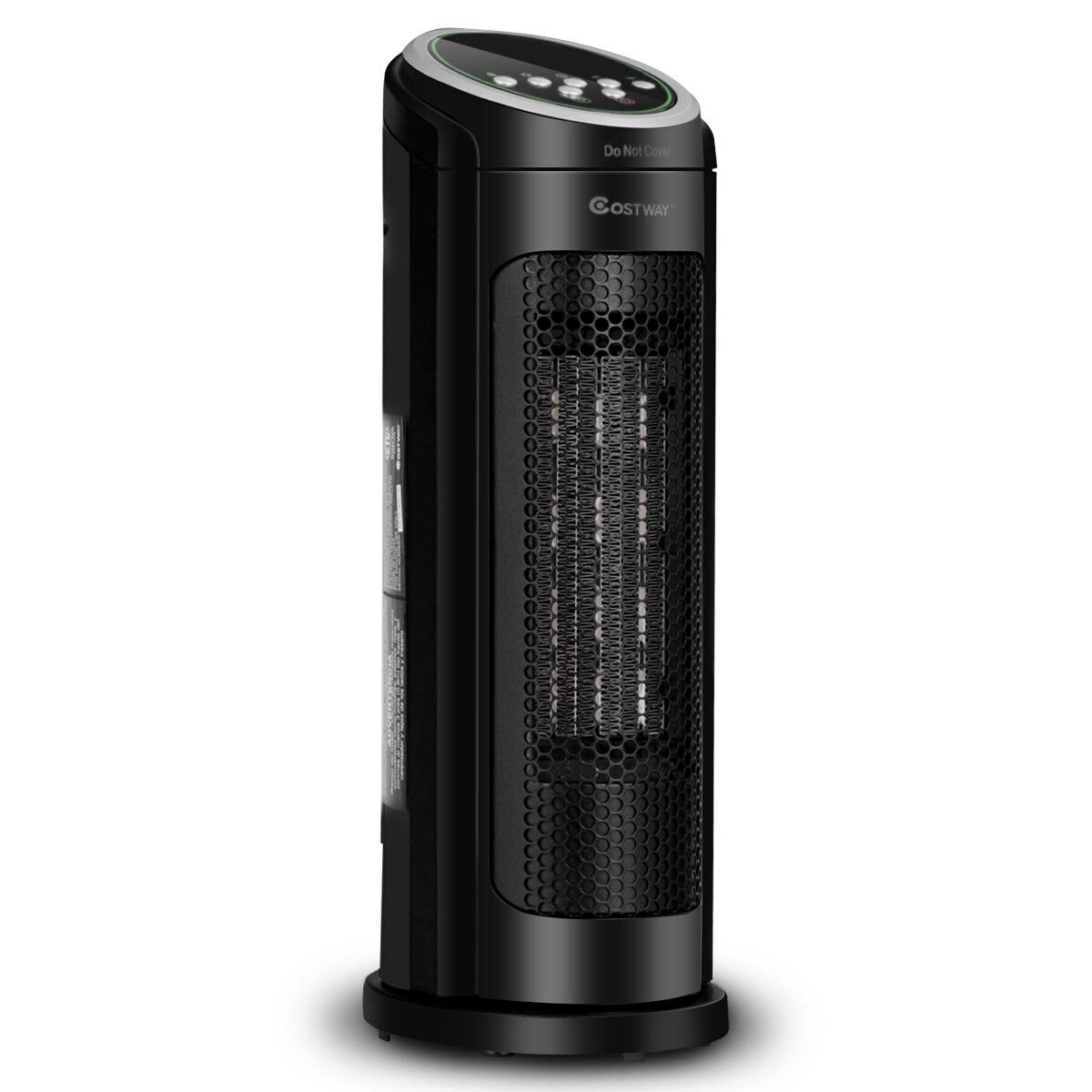 Portable Oscillating PTC Ceramic Space Heater 1500W LED 12H Timer Remote Control - Bild 12 von 12