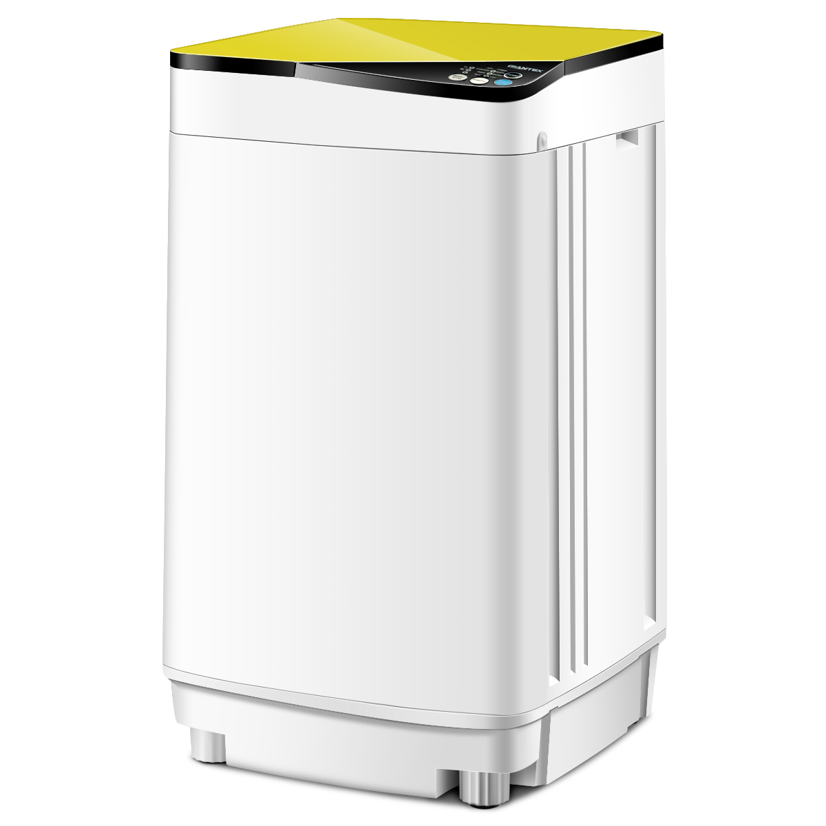 Full-Automatic Washing Machine Portable Washer 7.7 lbs Spinner Yellow - Picture 1 of 8