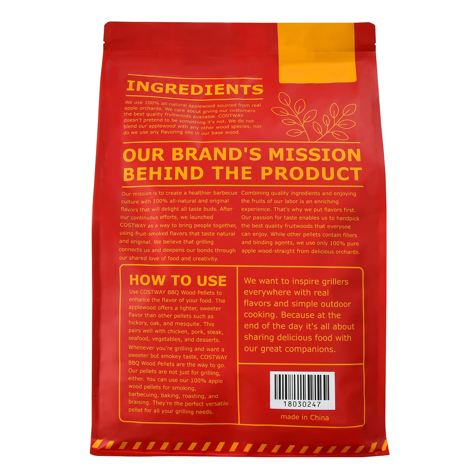 20 Lbs Apple Wood Pellets All-Natural Material Smokers Pellet Grills BBQ Roast - Bild 9 von 9