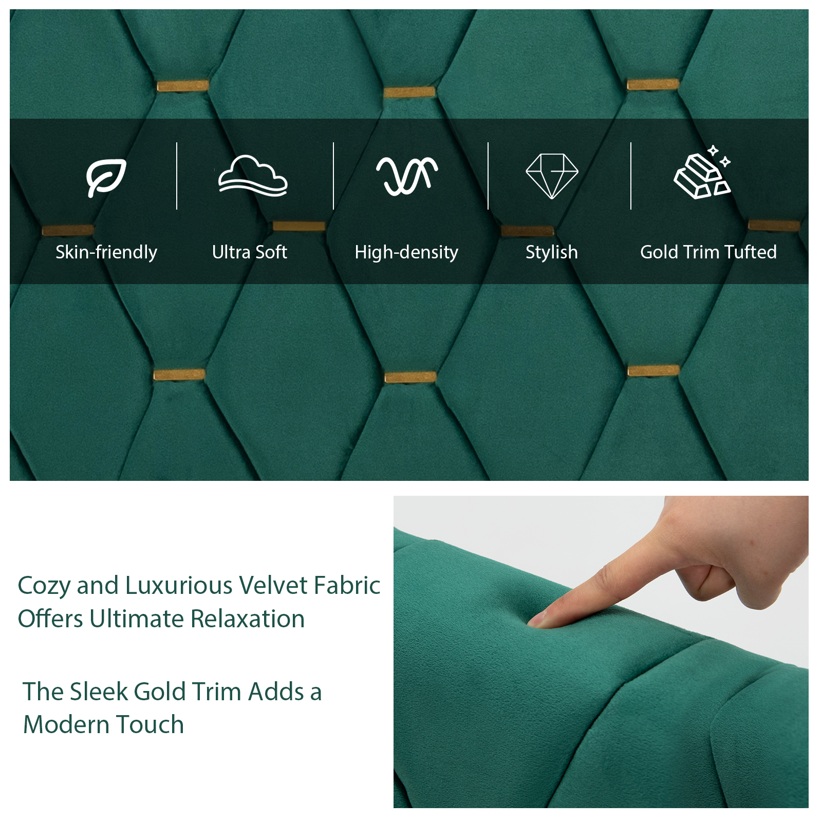 Upholstered Platform Bed Frame with Adjustable Headboard Wooden Slat Support - Picture 9 of 12