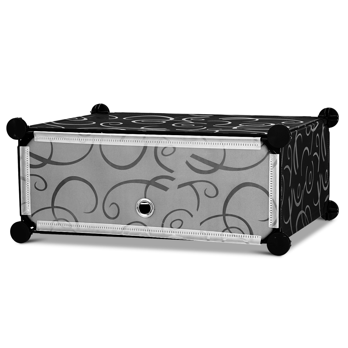 Shoe Rack 12-Cube DIY Plastic Shoe Cabinet Storage Multi Use Modular ClosetShelf - Picture 11 of 12