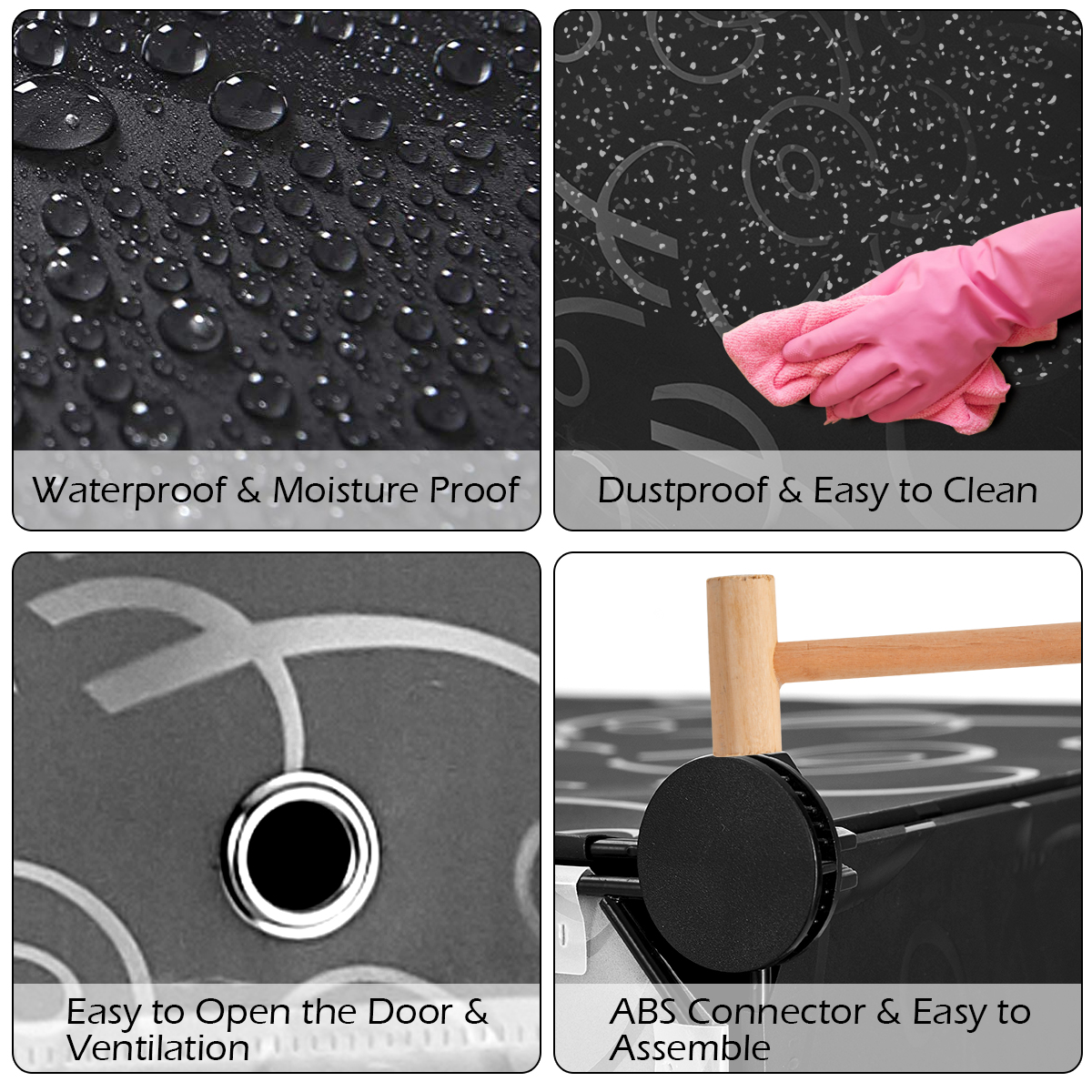 Shoe Rack 12-Cube DIY Plastic Shoe Cabinet Storage Multi Use Modular ClosetShelf - Picture 6 of 12