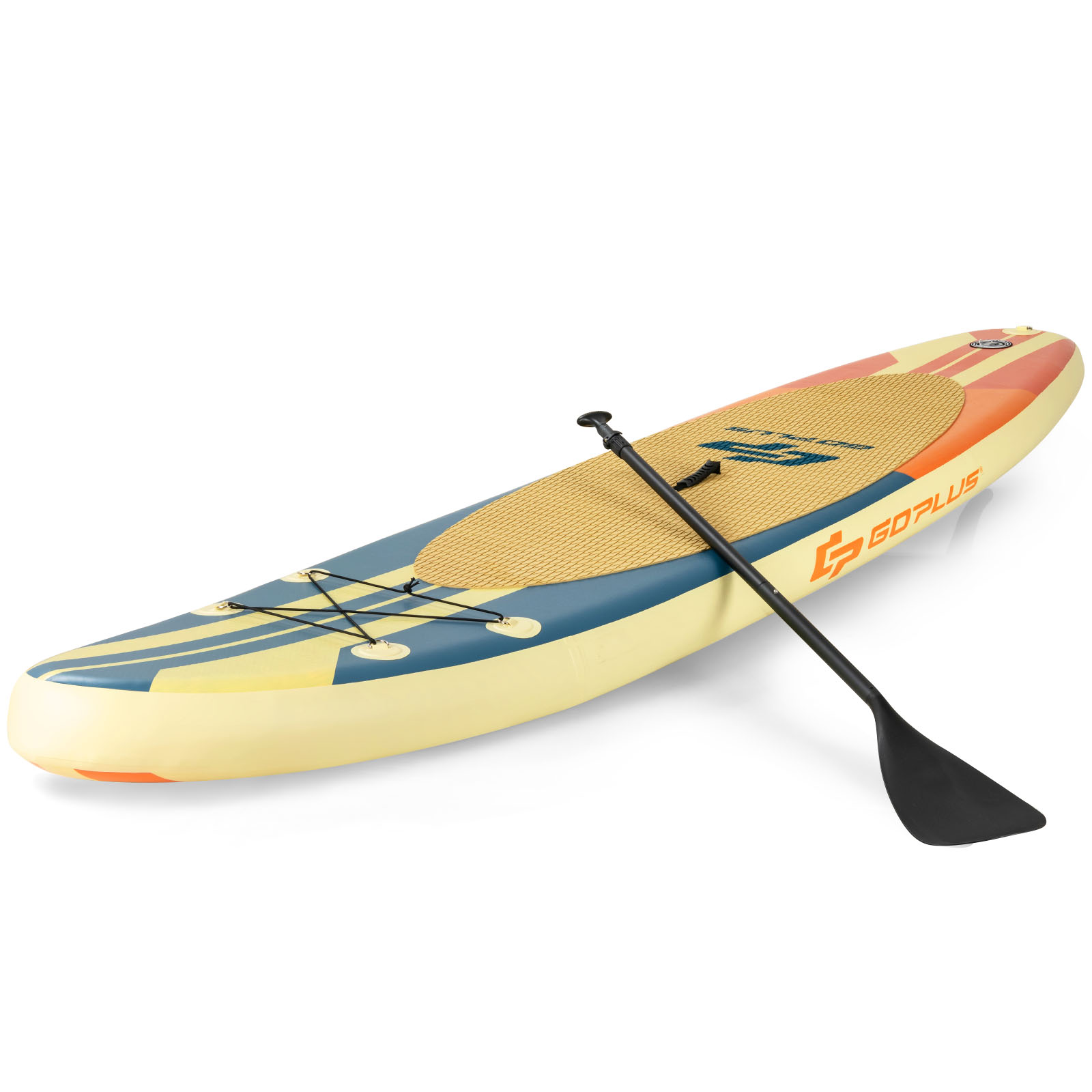 Tabla de remo inflable de pie Goplus 10 ft con mochila correa paleta de aluminio - Imagen 18 de 18