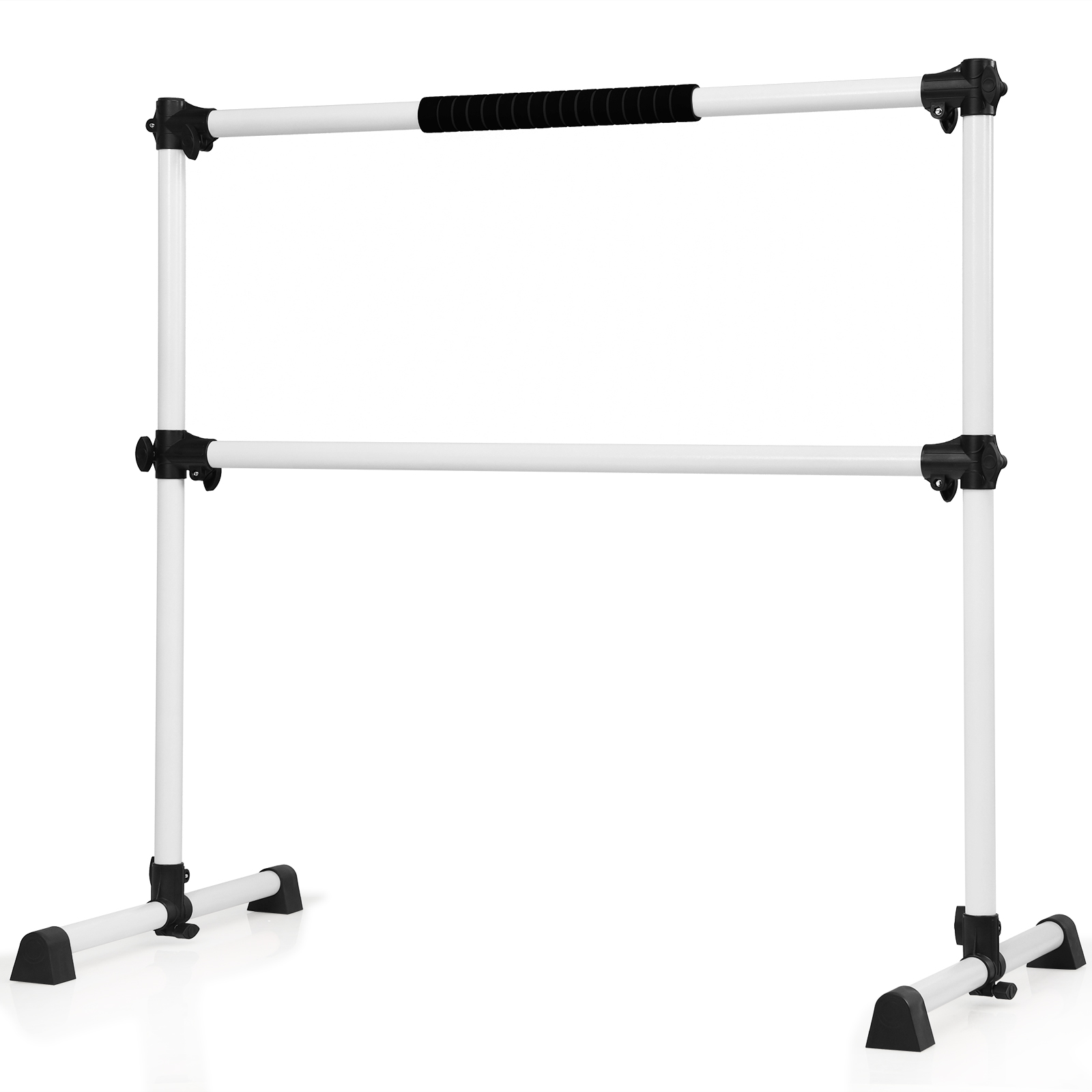 Goplus 4ft Portable Ballet Barre Freestanding Adjustable Double Dance Bar