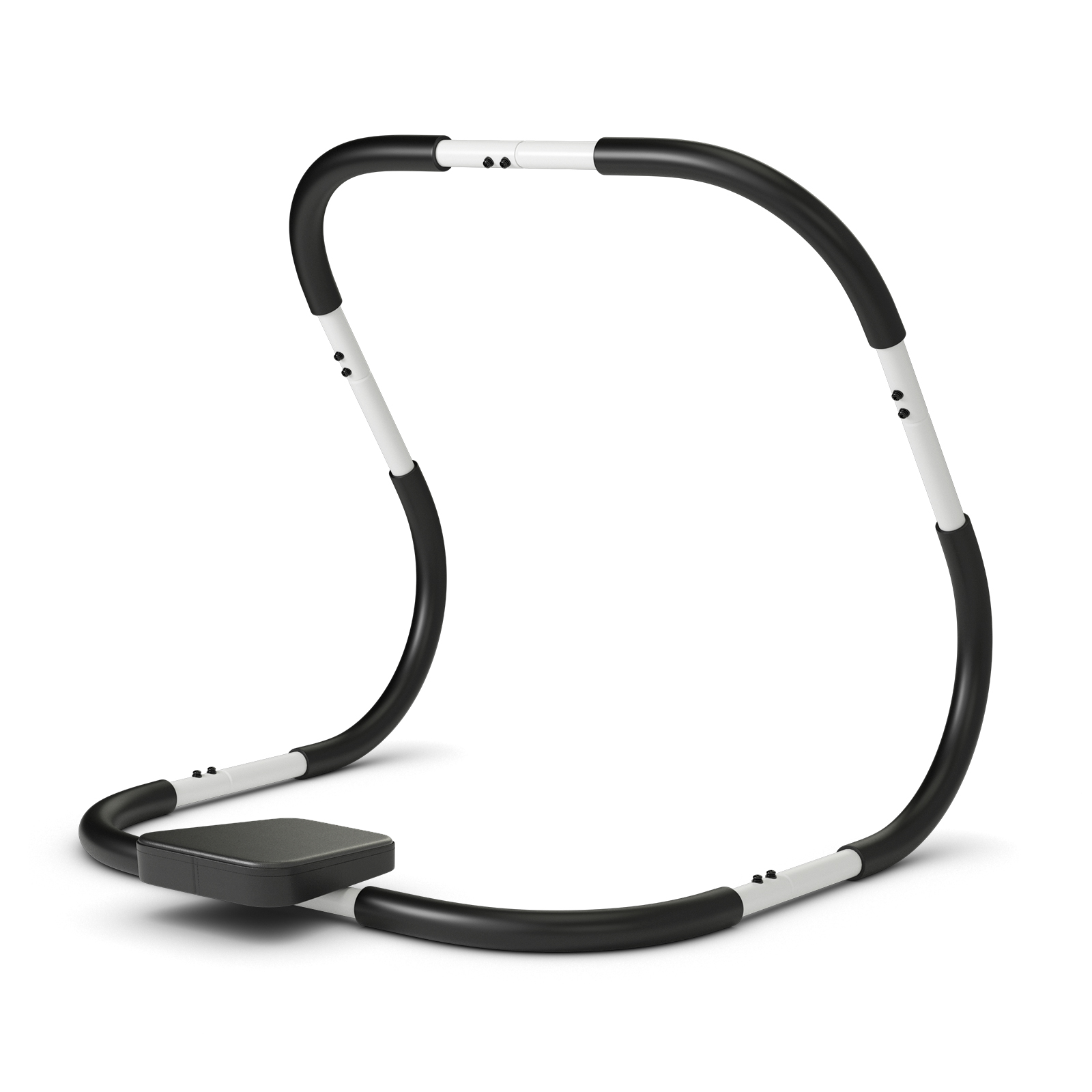 Portable AB Trainer Fitness Crunch Workout Exerciser w/Headrest Home Gym Office