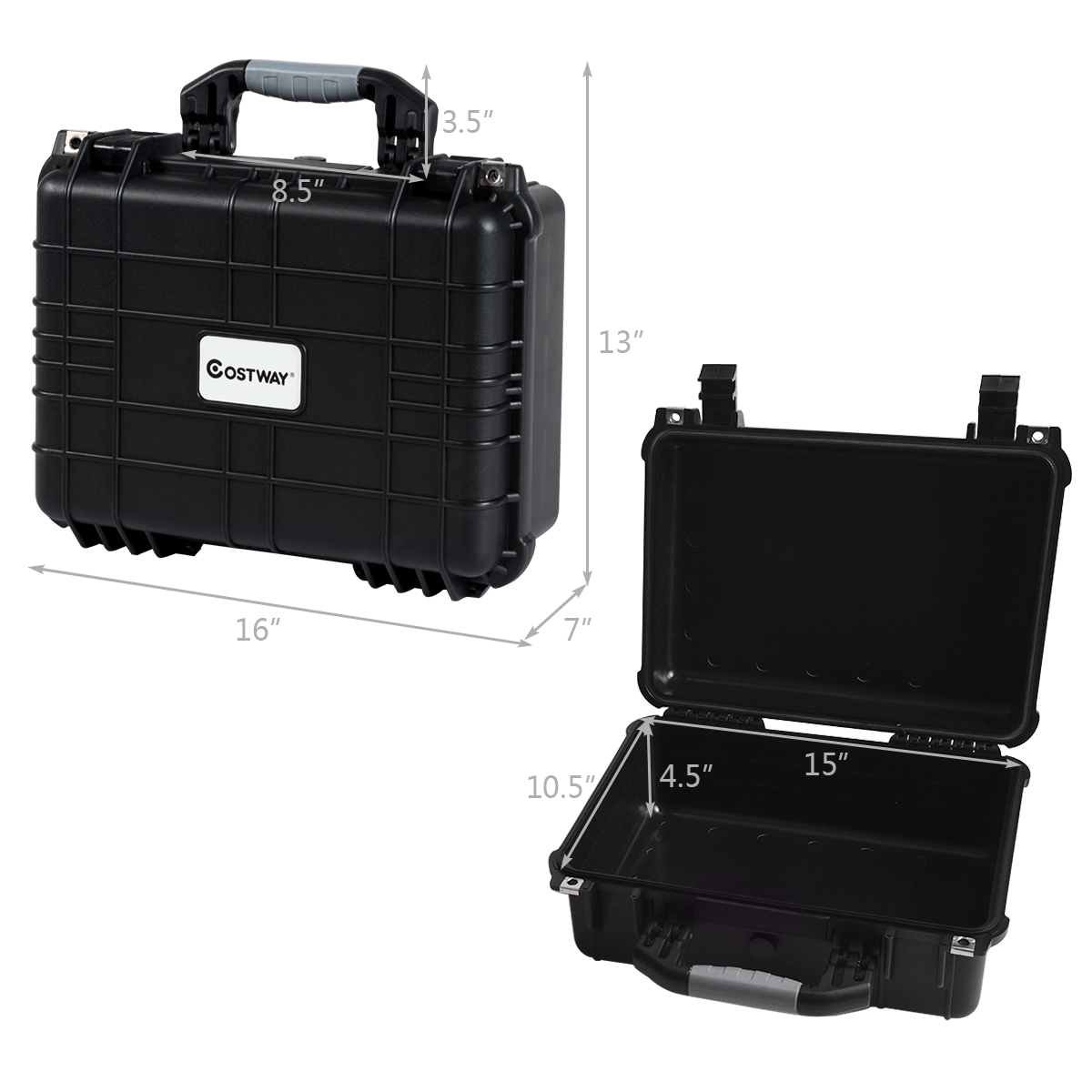 Weatherproof/Shockproof Camera Hand Case Lens Box Customizable Foam 16