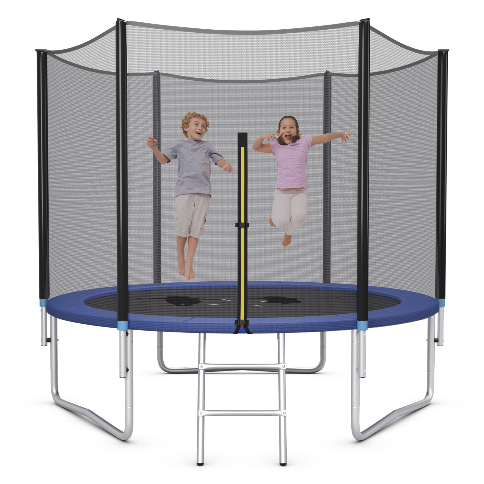 8/10/12/14/15/16FT Outdoor Trampoline Bounce Combo W/Safety Closure Net Ladder - Picture 47 of 58
