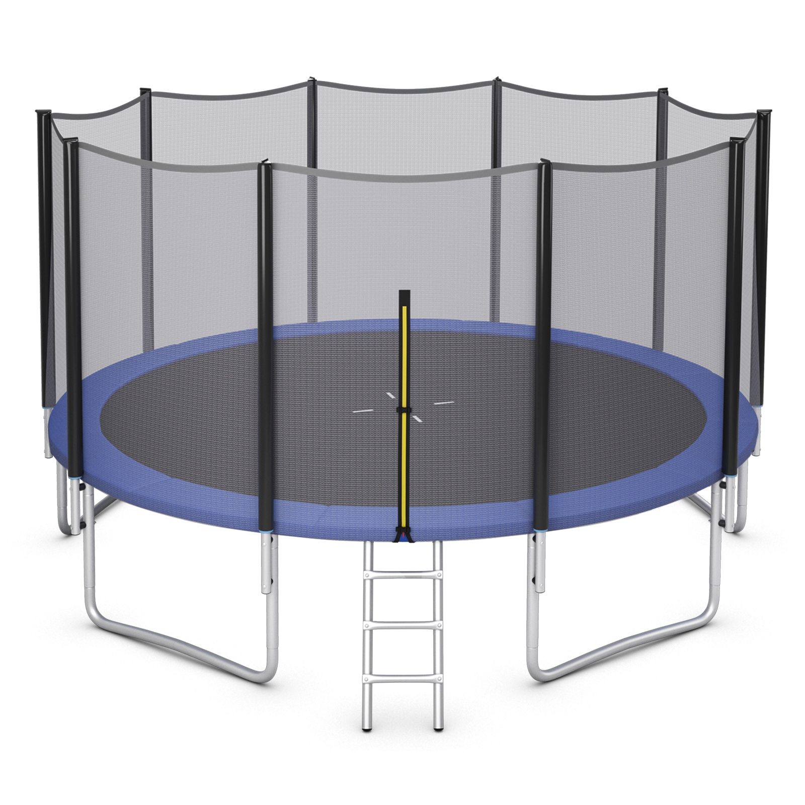 8/10/12/14/15/16FT Outdoor Trampoline Bounce Combo W/Safety Closure Net Ladder - Picture 32 of 58