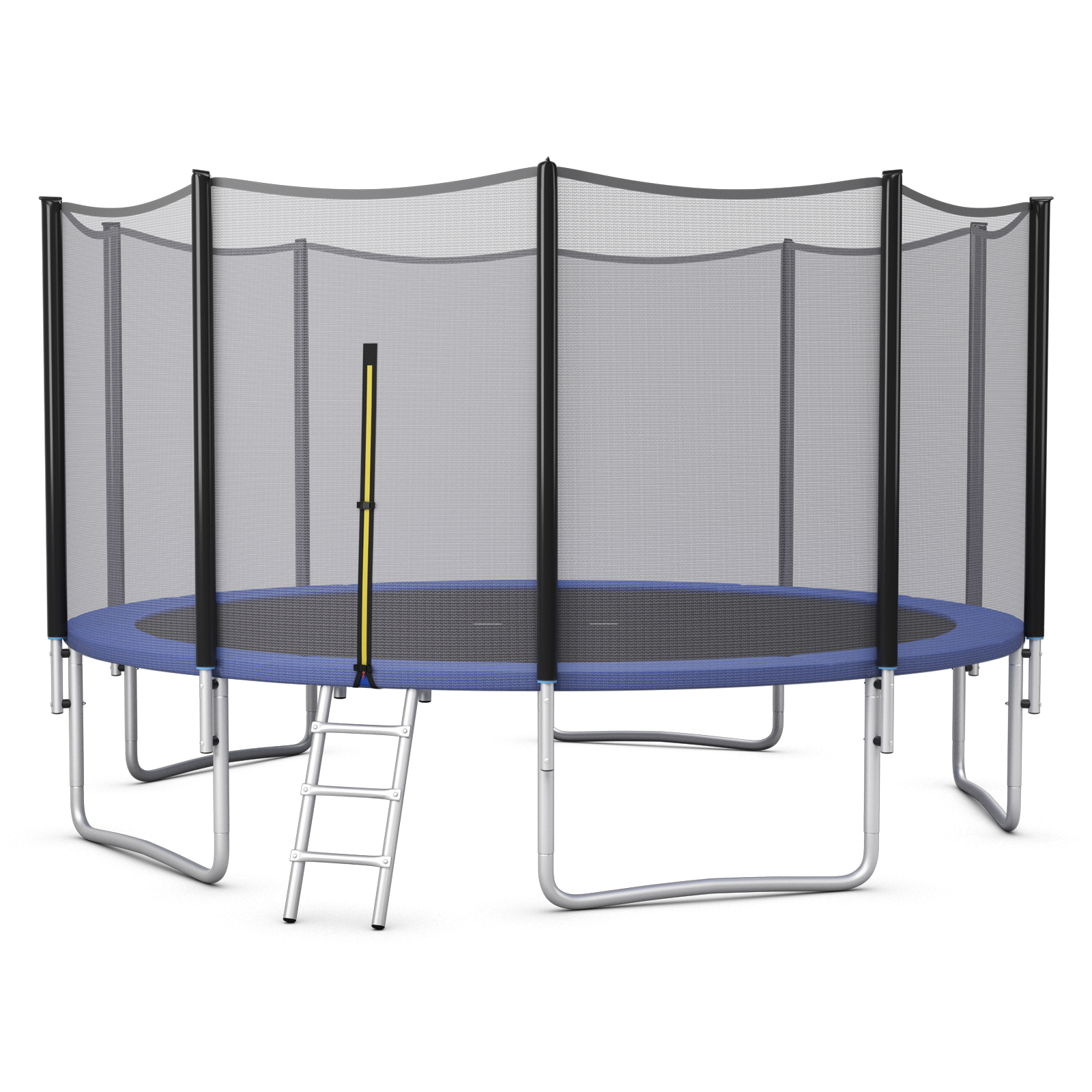8/10/12/14/15/16FT Outdoor Trampoline Bounce Combo W/Safety Closure Net Ladder - Picture 33 of 58