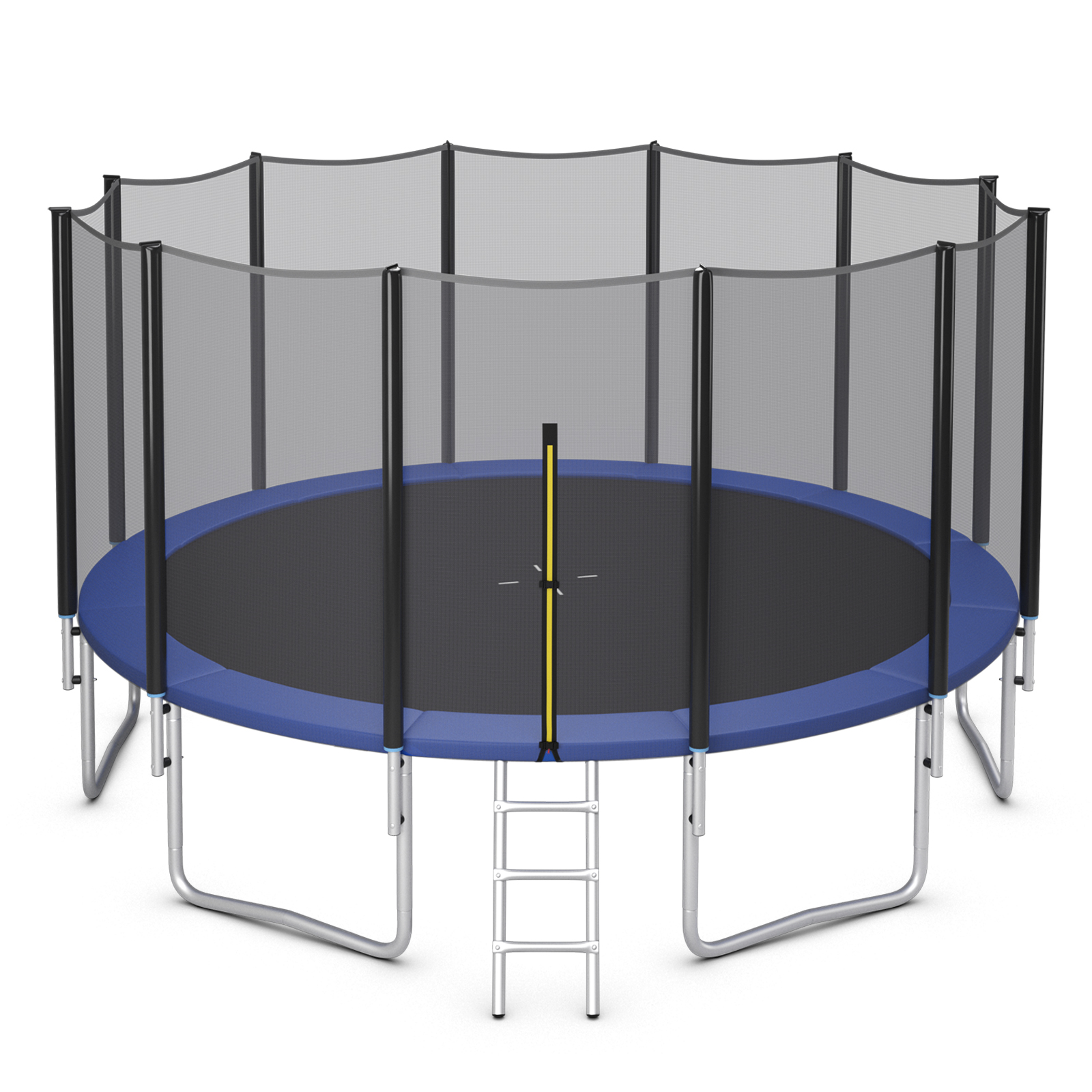 8/10/12/14/15/16FT Outdoor Trampoline Bounce Combo W/Safety Closure Net Ladder - Picture 44 of 58