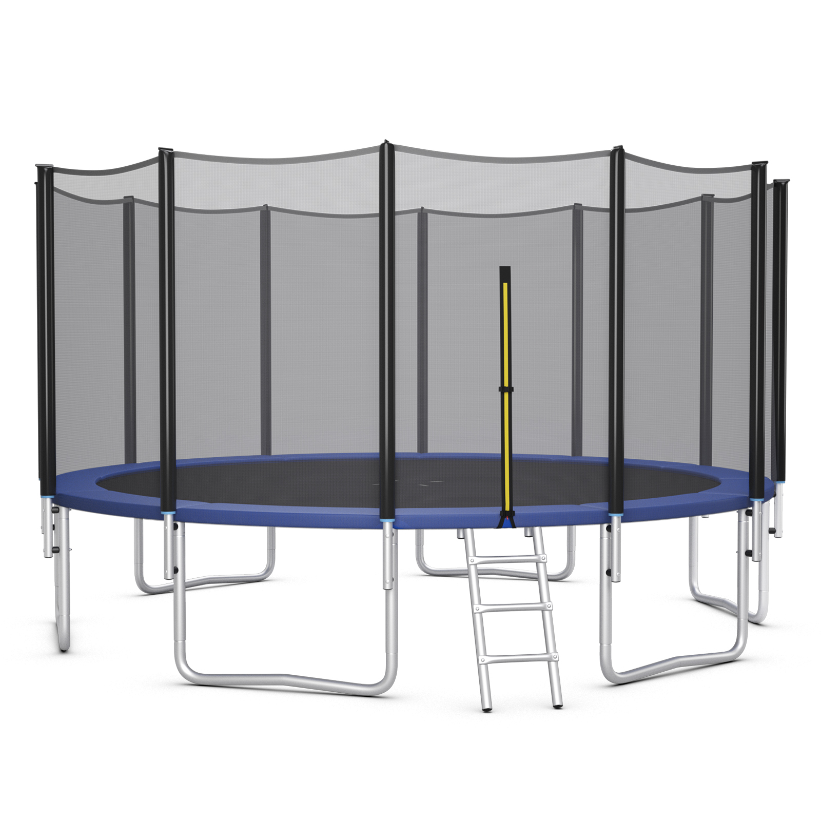 8/10/12/14/15/16FT Outdoor Trampoline Bounce Combo W/Safety Closure Net Ladder - Picture 45 of 58
