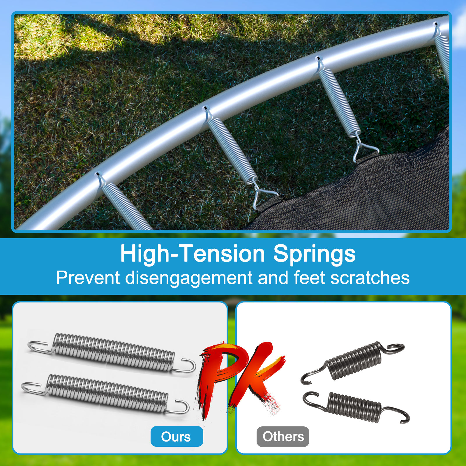 8/10/12/14/15/16FT Outdoor Trampoline Bounce Combo W/Safety Closure Net Ladder - Picture 41 of 58