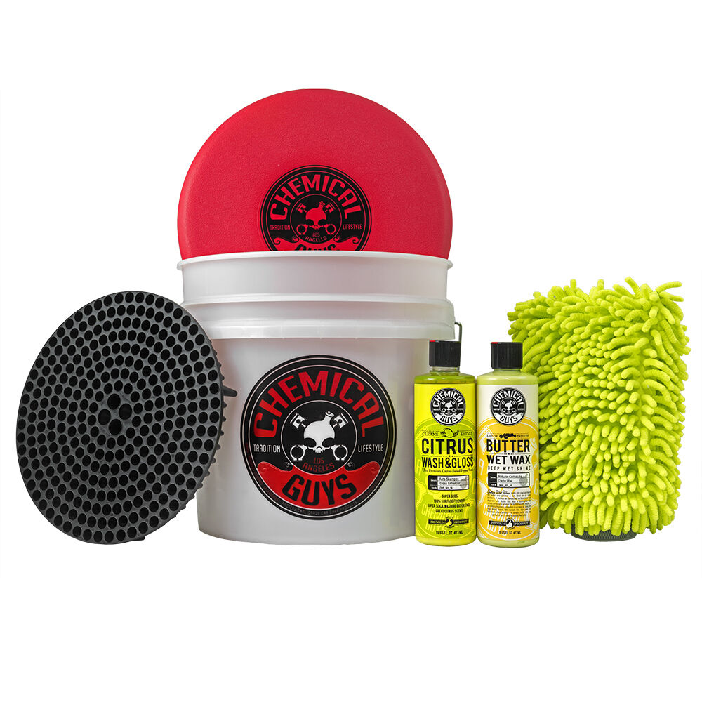 Chemical Guys Wash and Wax Detailing Bucket Kit (6 Items) HOL127 eBay