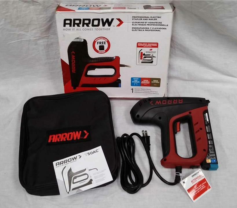 Arrow T50ACR Professional Heavy Duty Electric Stapler And Nailer