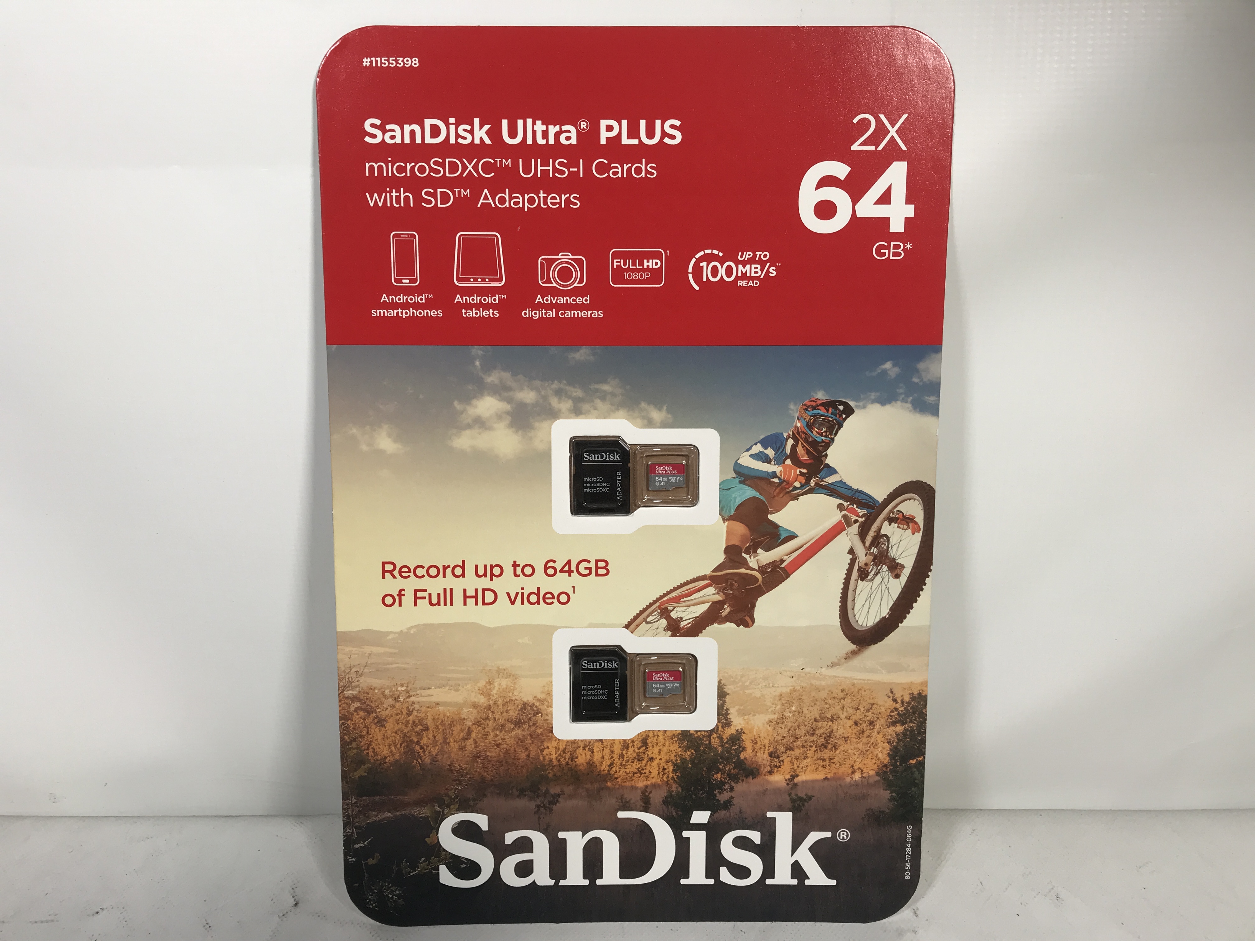 SanDisk Twin Pack Ultra Plus 64GB MicroSDXC UHSI Memory Cards eBay