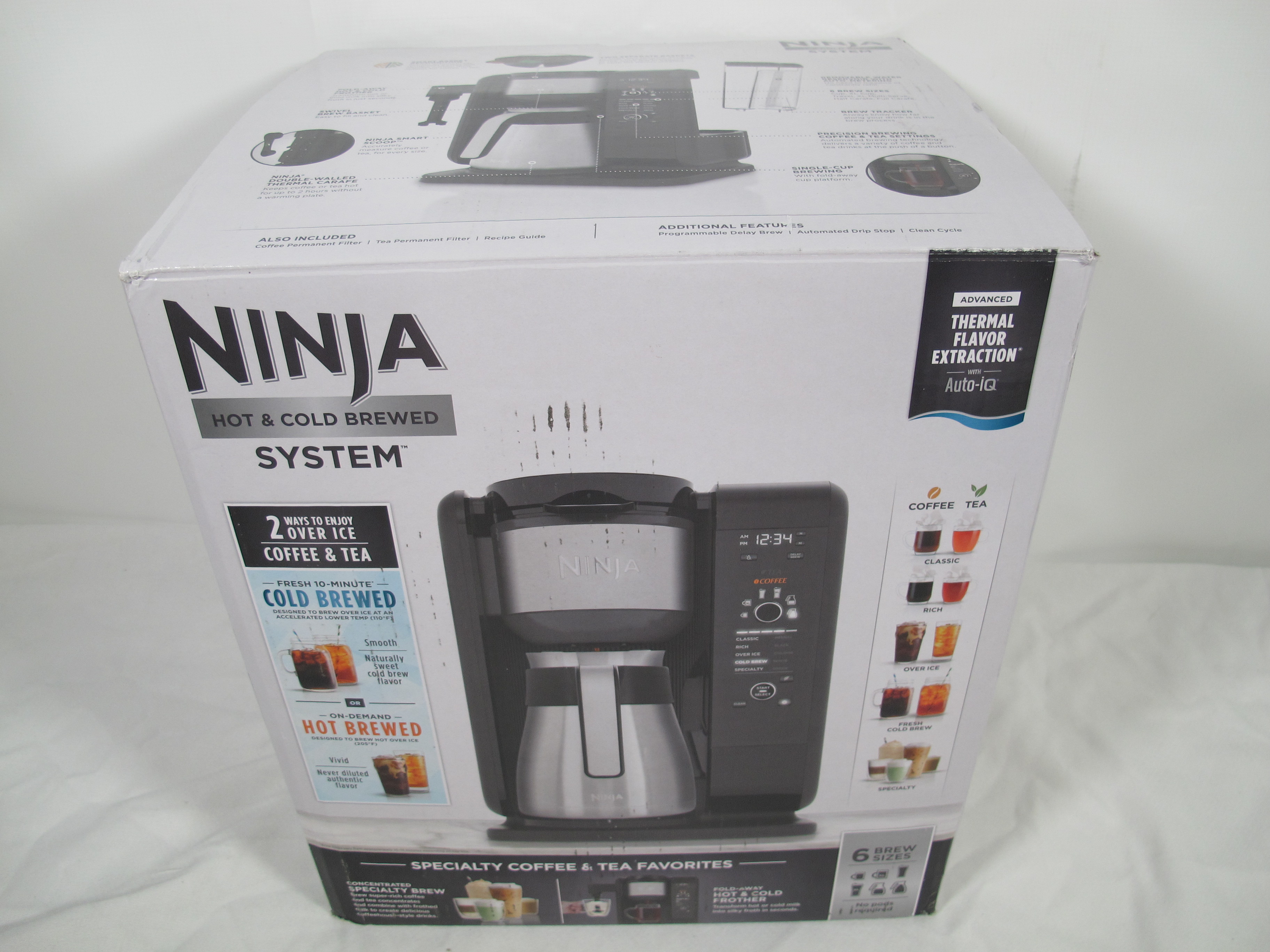 ninja hot and cold brewed system ™ with thermal carafe