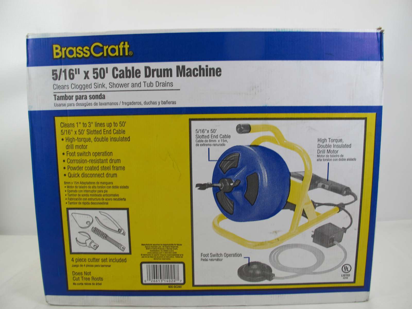 BrassCraft 5/16" x 50' Cable Drum Machine 600 BC260 26613140247 eBay