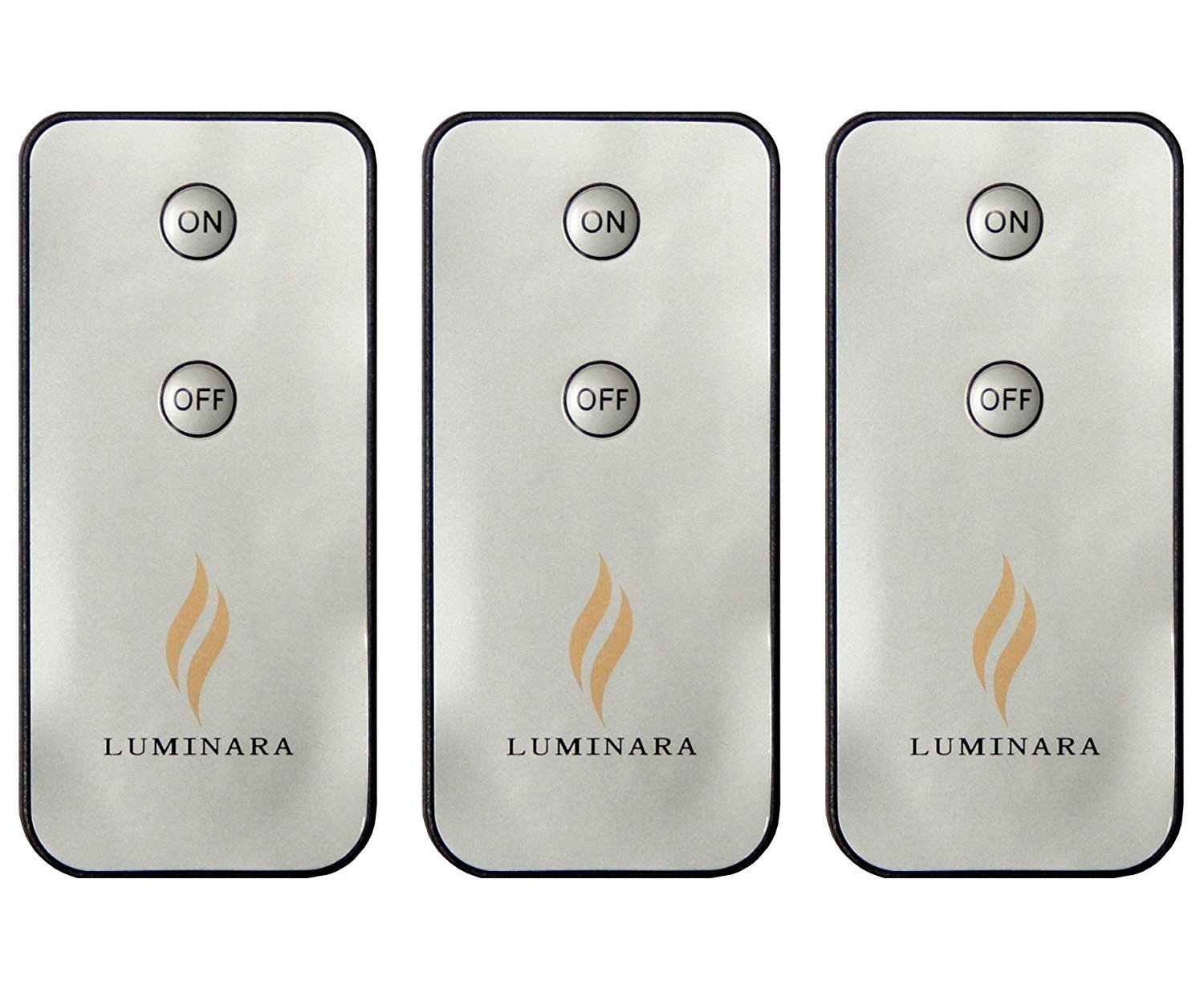 Luminara Flameless Candle Remote Control Pack of 3 eBay