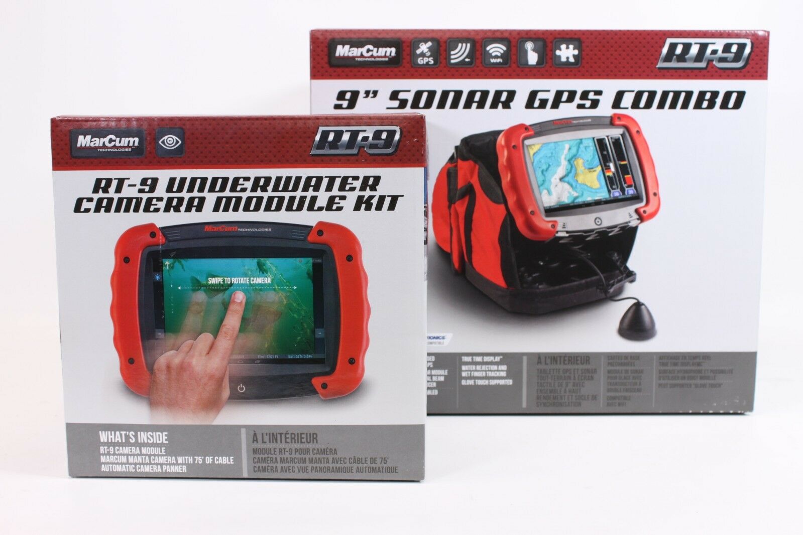 Marcum RT9 Sonar GPS Combo w/ Camera Kit includes Tablet,