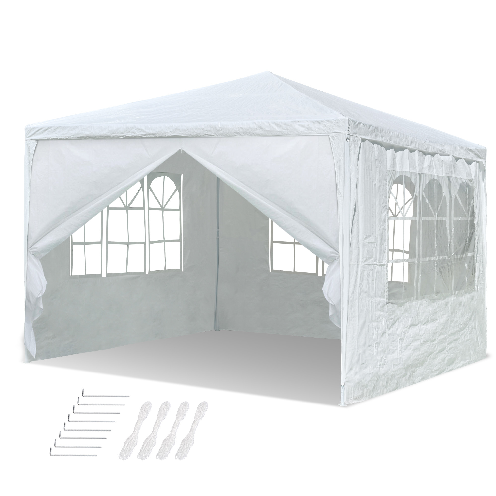 10'x10' 10'x20' Outdoor Wedding Party Canopy Tent Pavilion Cater Event Sun Shade - Picture 12 of 25